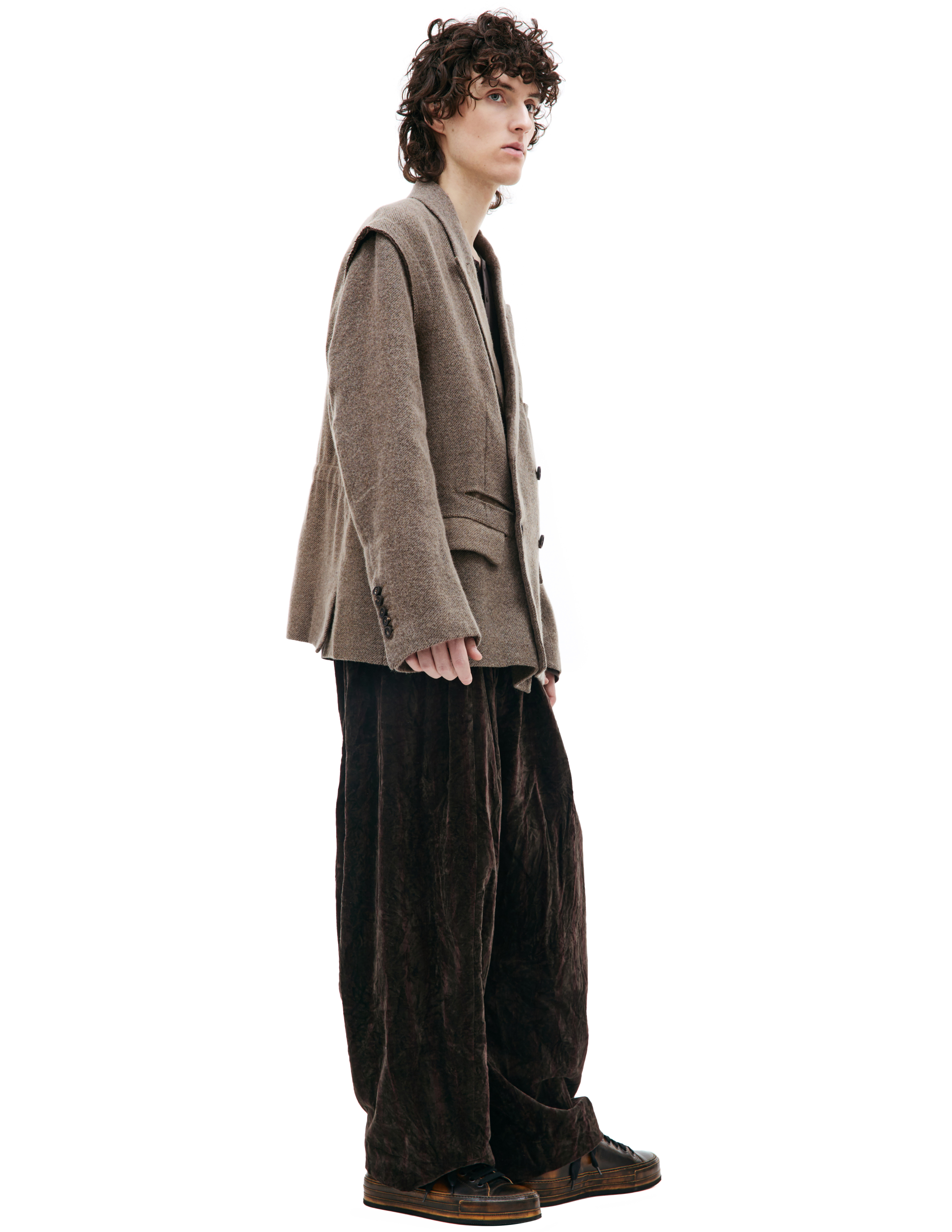 Двубортный пиджак Ziggy Chen 0M2330904, размер 48;50;52 - фото 2
