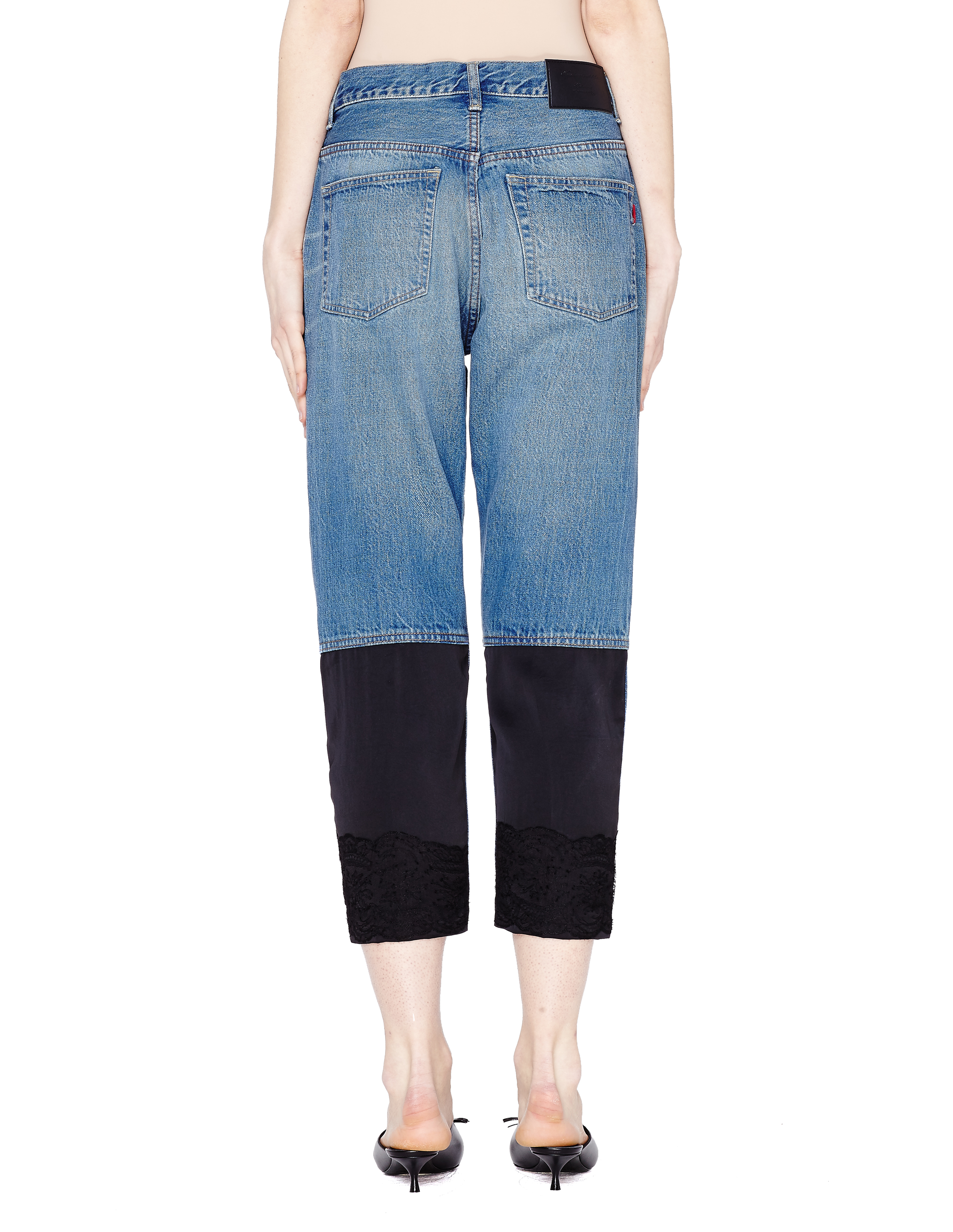 Укороченные джинсы с контрастными вставками - Undercover UCU1508-1 Фото 3