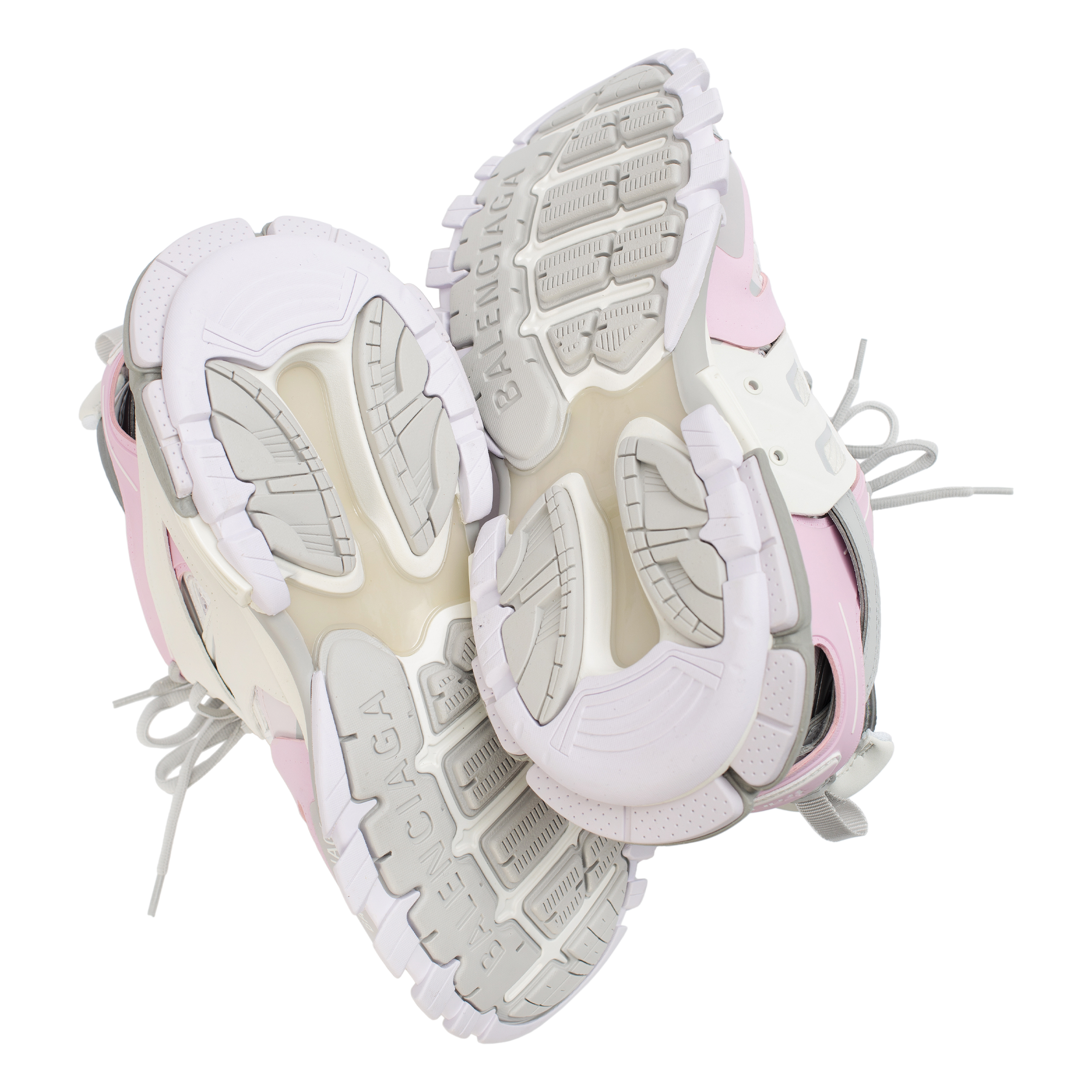 Розовые кроссовки track с подсветкой Balenciaga 555032/W3AD6/1258, размер 38;37;36;41;40;39 555032/W3AD6/1258 - фото 3