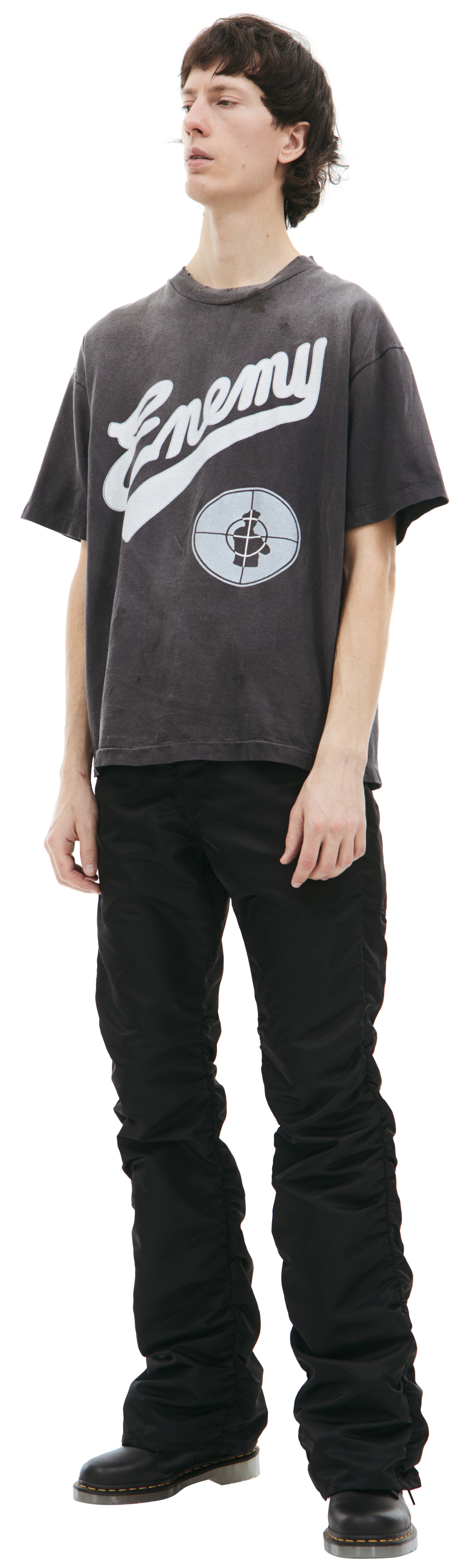 PUBLIC ENEMY Enemy saint mxxxxxx tシャツ SAINT MXXXXXX Playera Public Enemy | Negro | FARFETCH CL