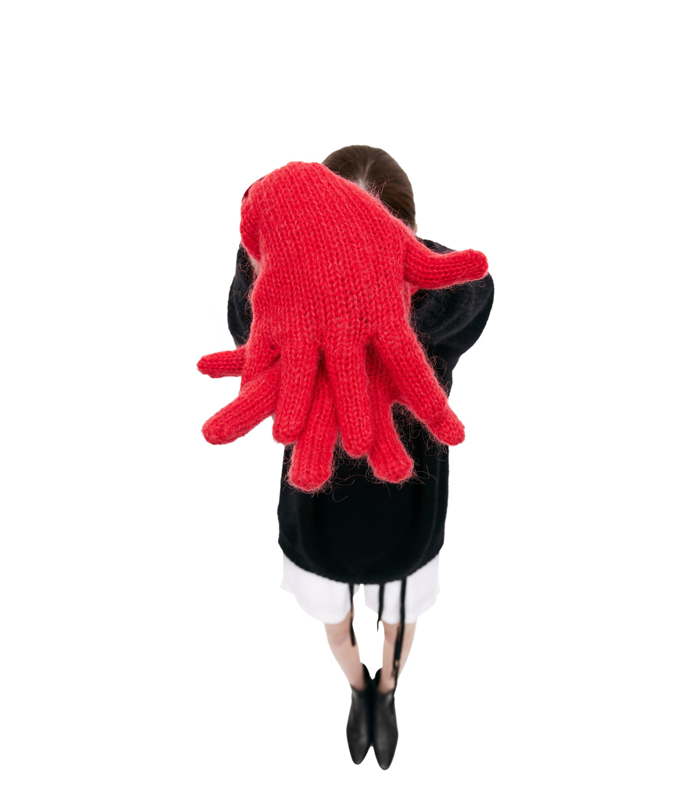 Свитер с красными перчатками CHARLES JEFFREY LOVERBOY 31090801, размер L;XL - фото 4
