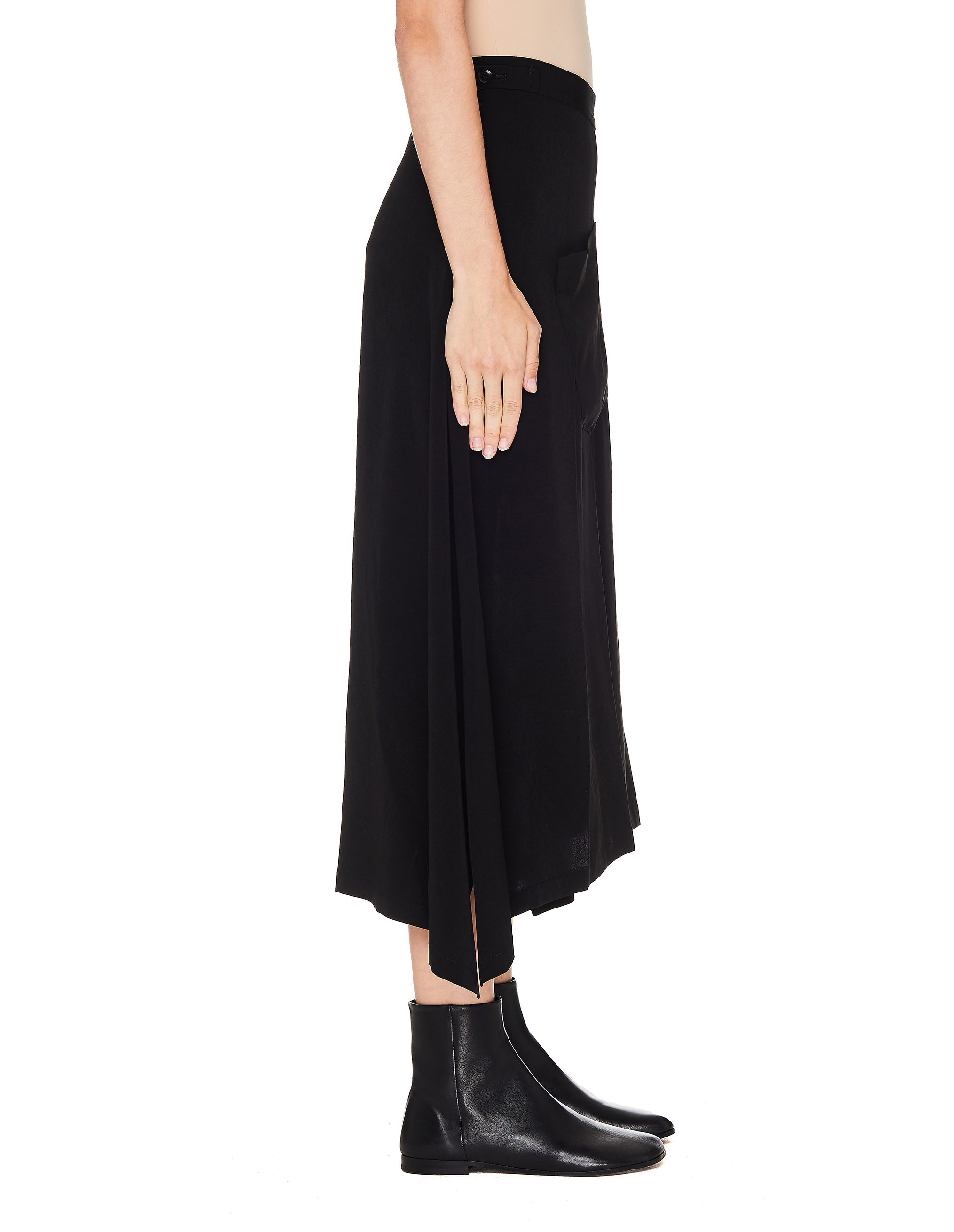Черная юбка с карманом Ys YJ-S02-500-3, размер 2;3 - фото 2
