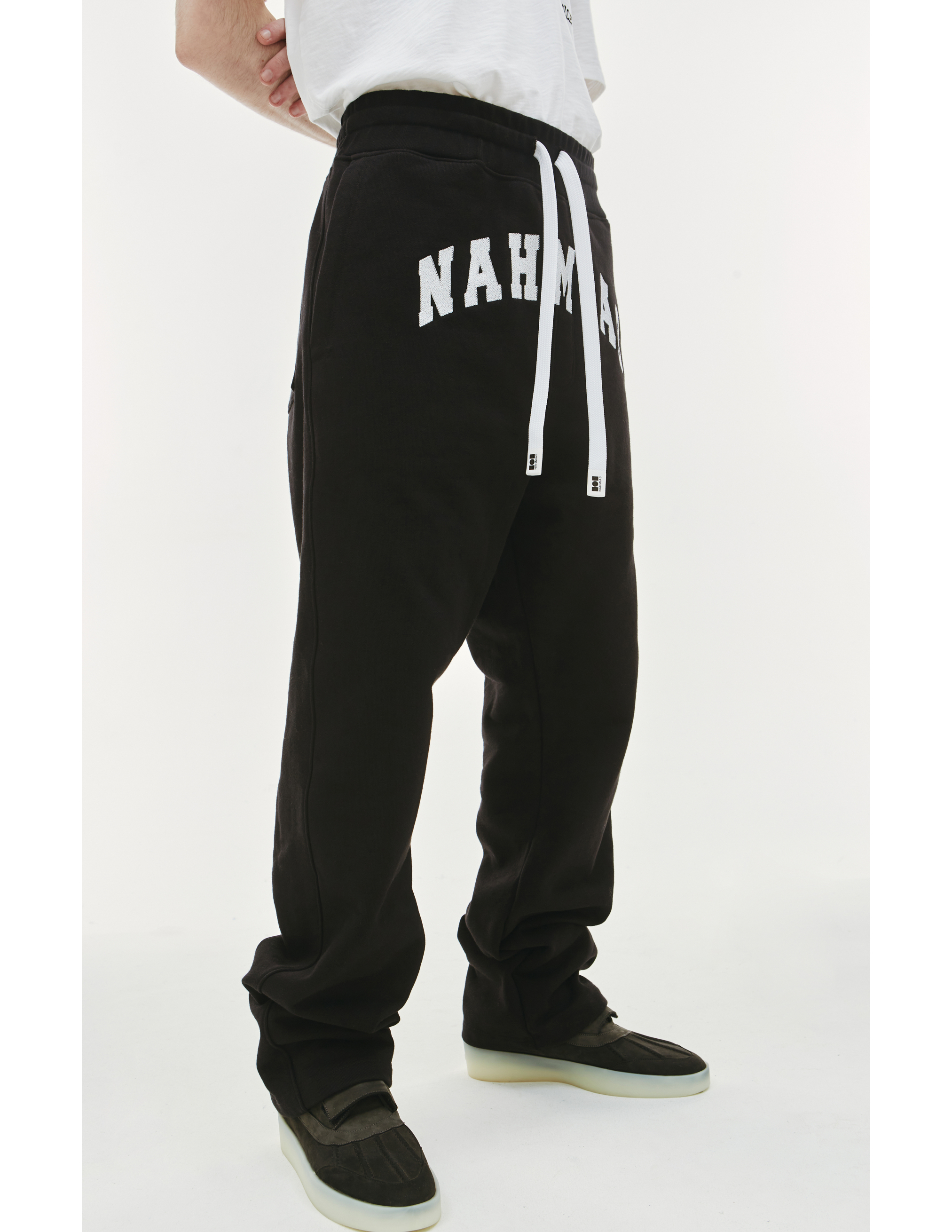 Спортивные брюки с логотипом Nahmias AW22-1-6003-F0003-BLACK, размер XL;S - фото 4