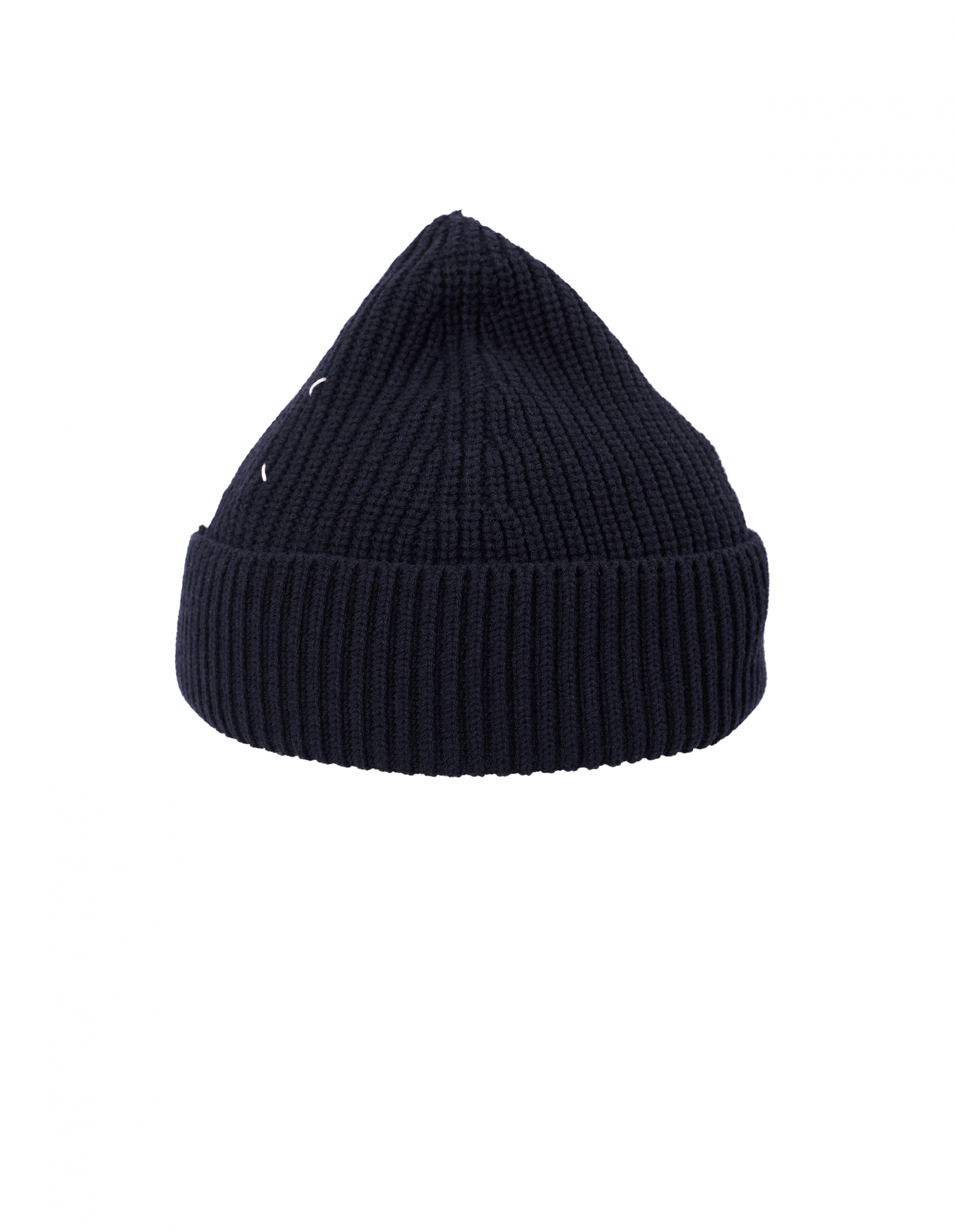 Синяя шапка в рубчик Maison Margiela S50TC0051/S17791/511F, размер M;L S50TC0051/S17791/511F - фото 3