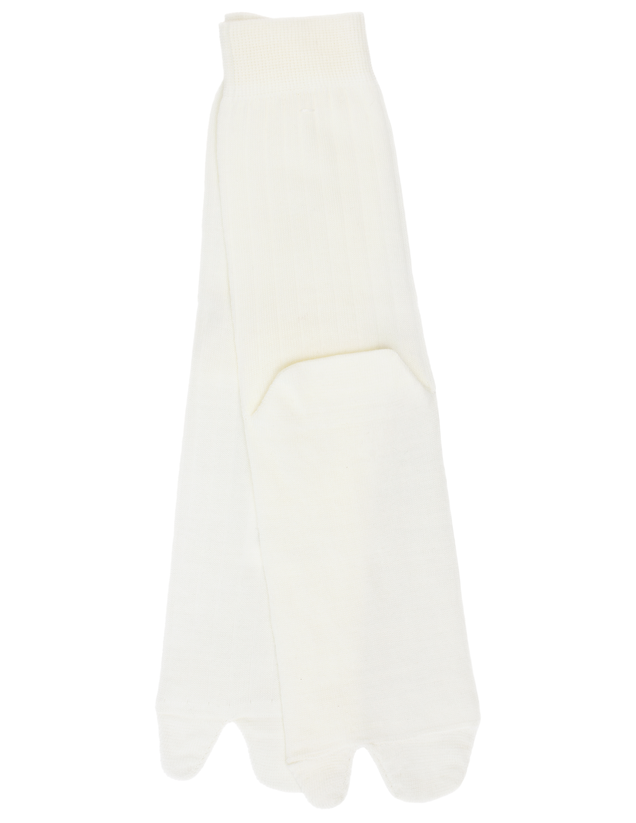Белые носки Tabi Maison Margiela SI0TL0001/S17867/102, размер M
