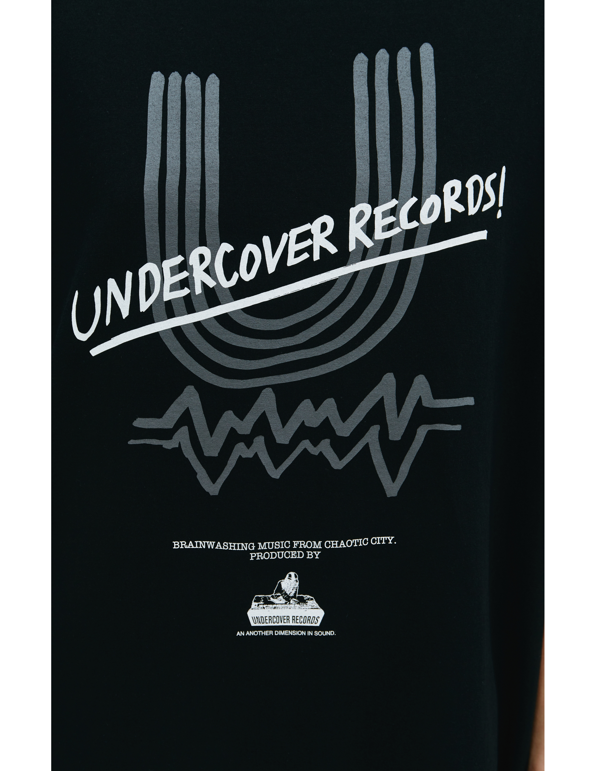 Черная футболка с принтом Undercover Records Undercover UC2B9805/4/BLACK, размер 4;3 UC2B9805/4/BLACK - фото 6