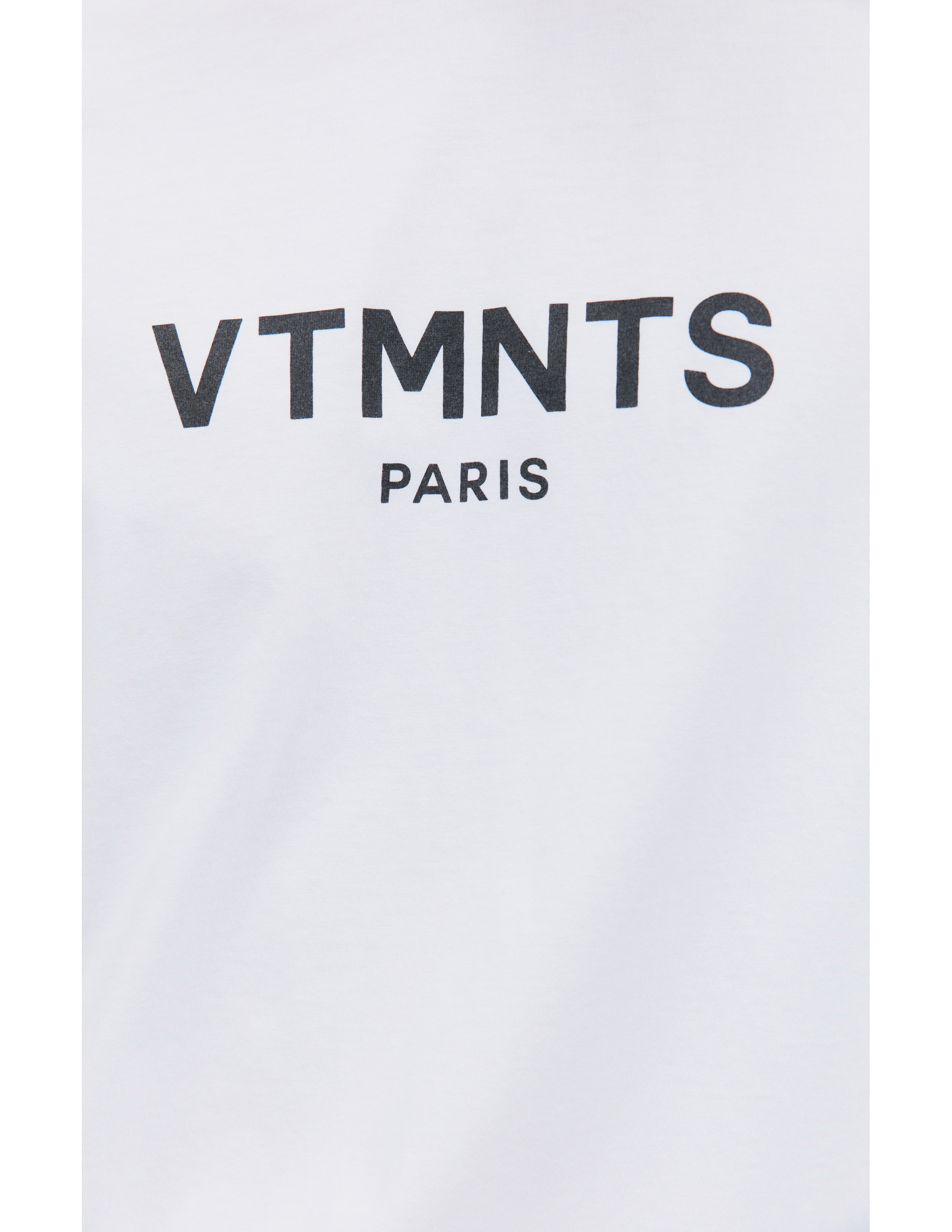 Футболка с контрастным логотипом VTMNTS VL18TR120W/1611, размер M;L VL18TR120W/1611 - фото 4