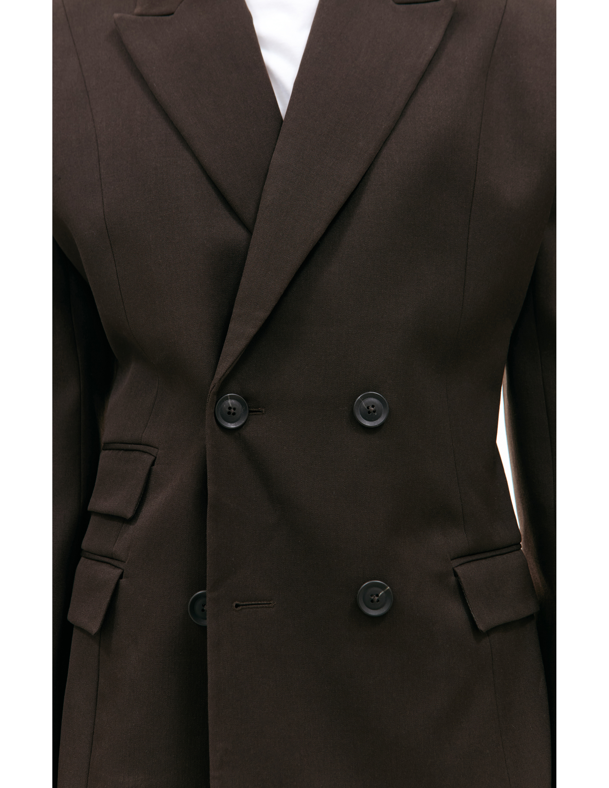 Шерстяной пиджак с широкими плечами LOUIS GABRIEL NOUCHI 0202/T725/027, размер M;L 0202/T725/027 - фото 4