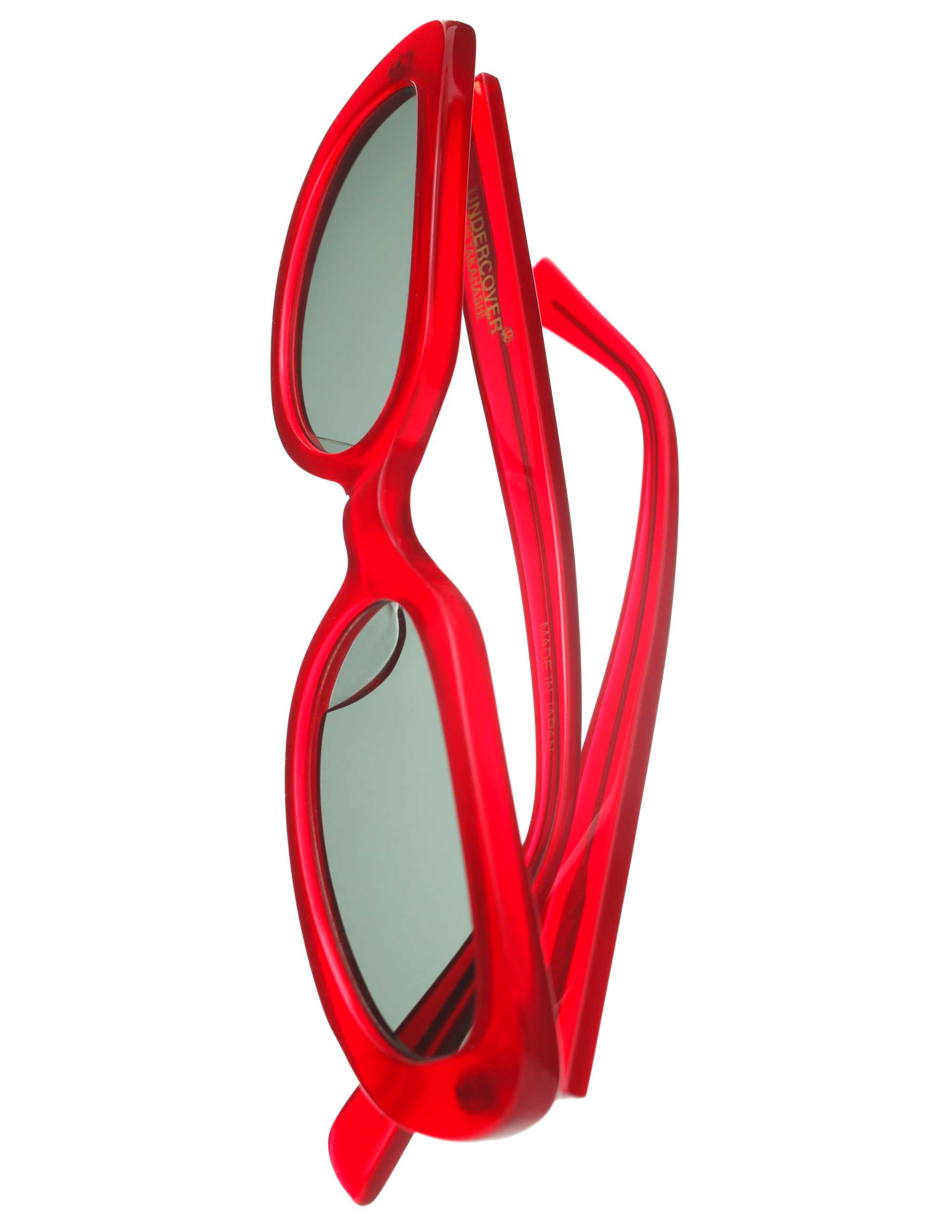 Овальные очки с красной оправой Undercover UC1C4E02/RED, размер One Size