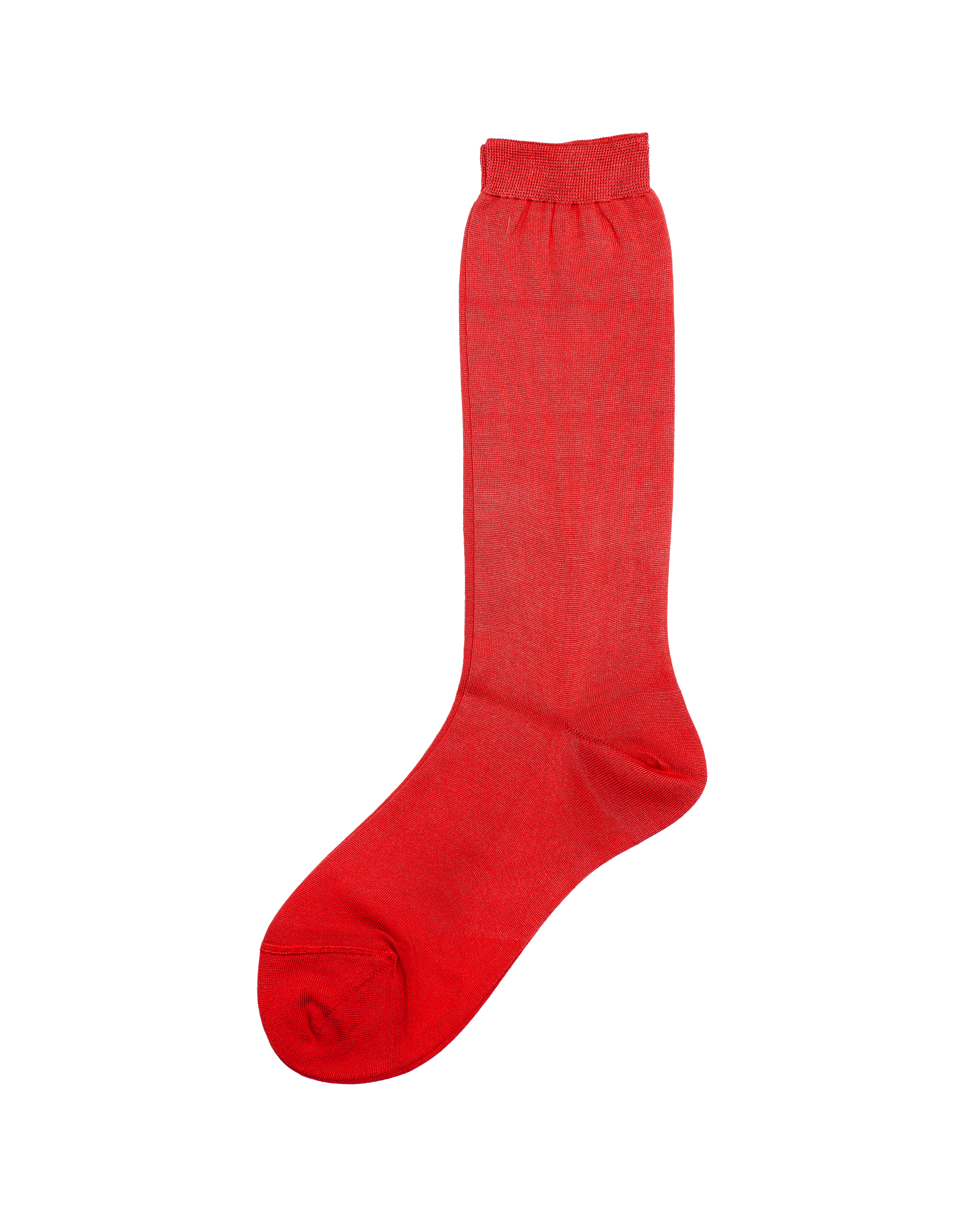 Красные шелковые носки - Ann Demeulemeester 1801-8780-403-039 Фото 2