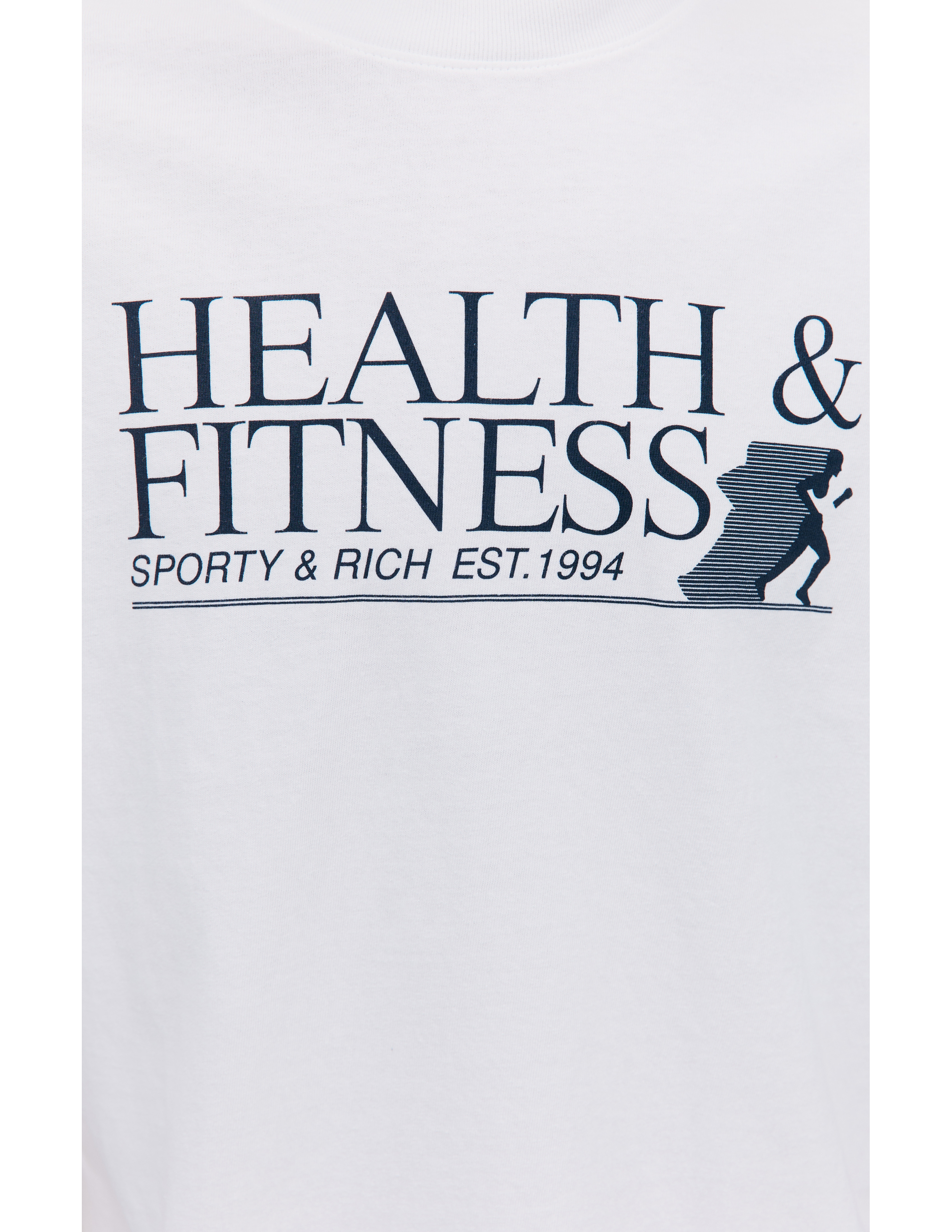 Футболка с принтом Health and Fitness SPORTY & RICH TS865WH, размер S;M;L;XL - фото 4