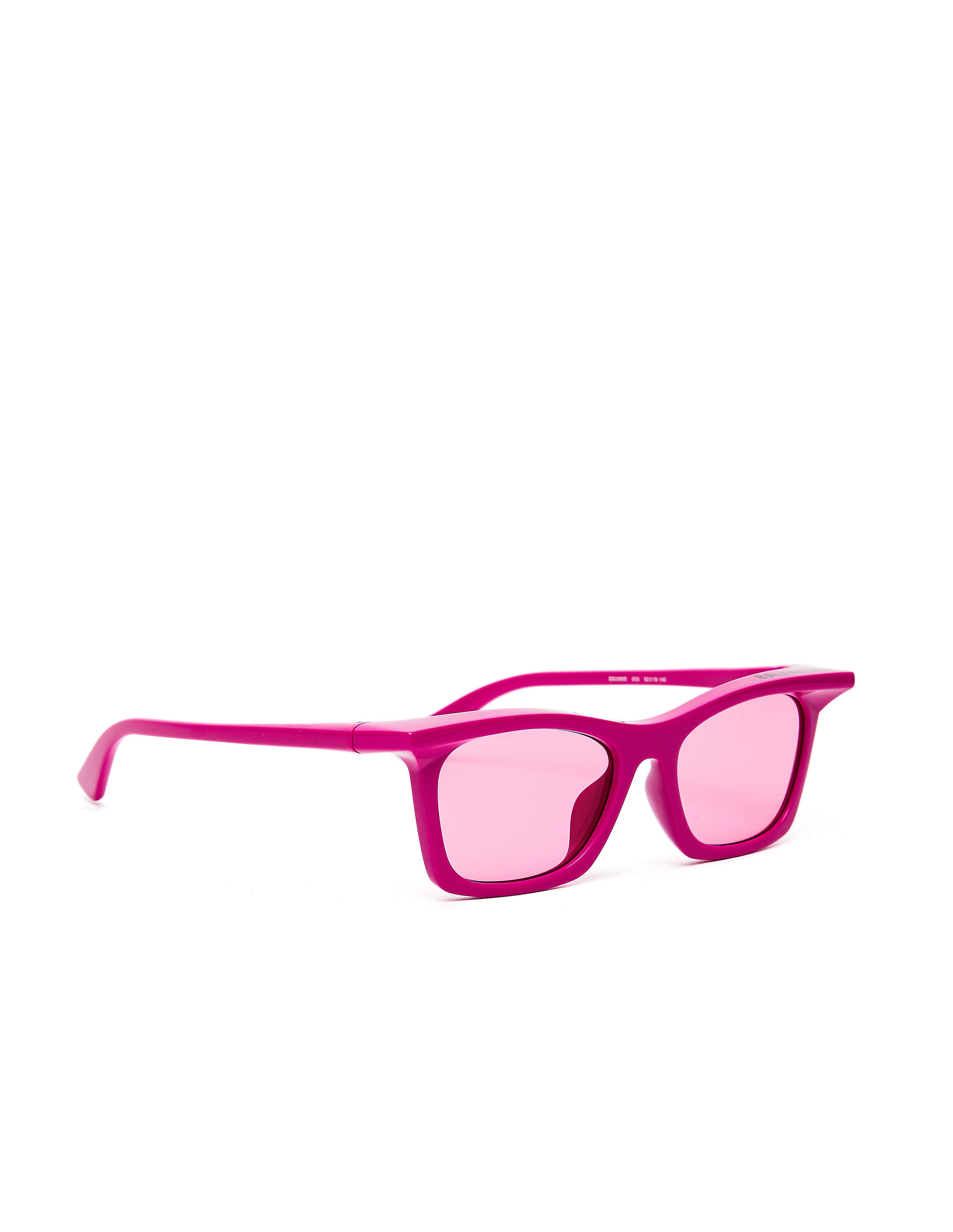 Розовые очки Rim Rectangle Balenciaga 621647/T0003/5561, размер One Size
