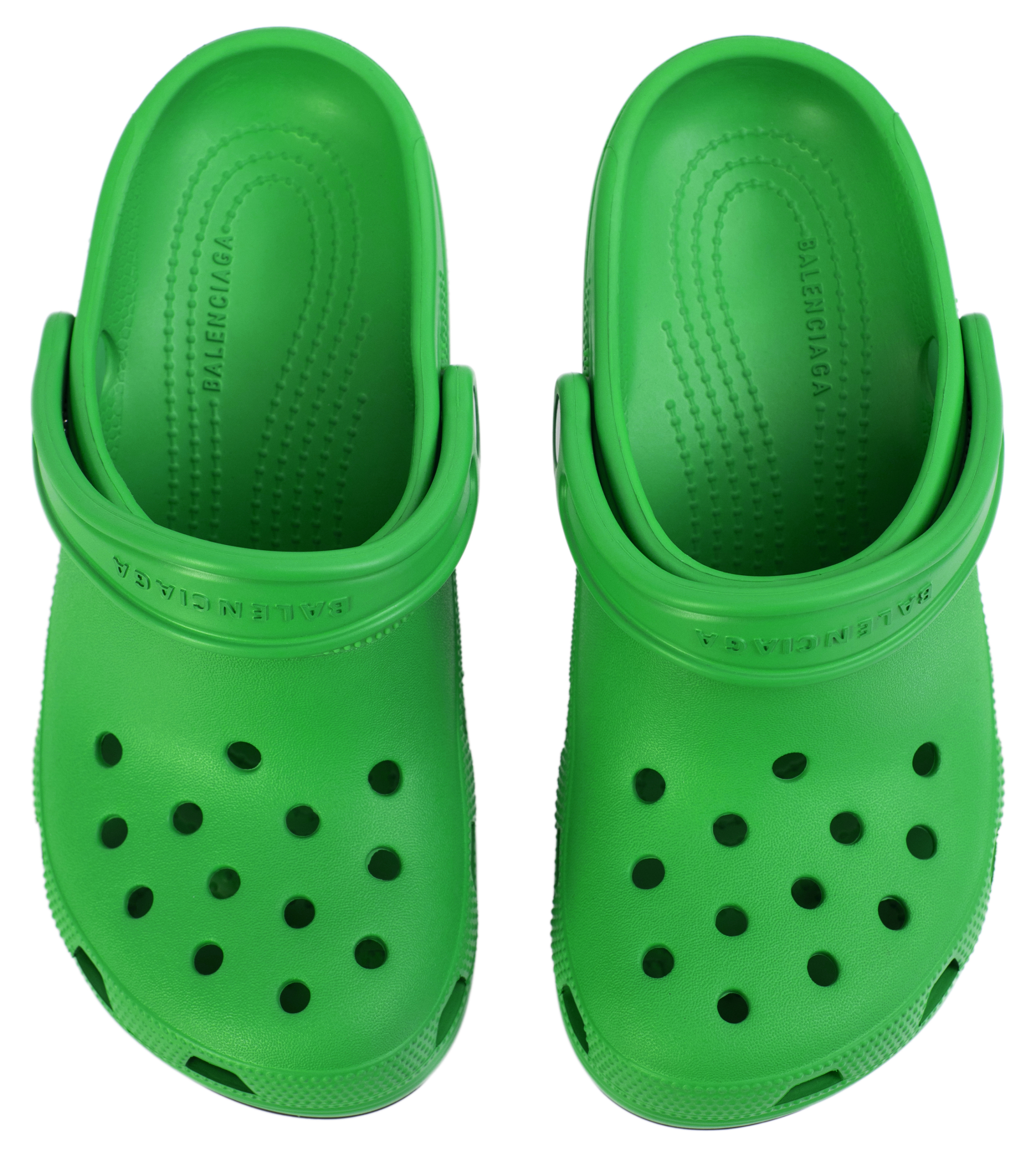 Зеленые мюли Madame Balenciaga x Crocs - Balenciaga 677390/W1S8E/3033