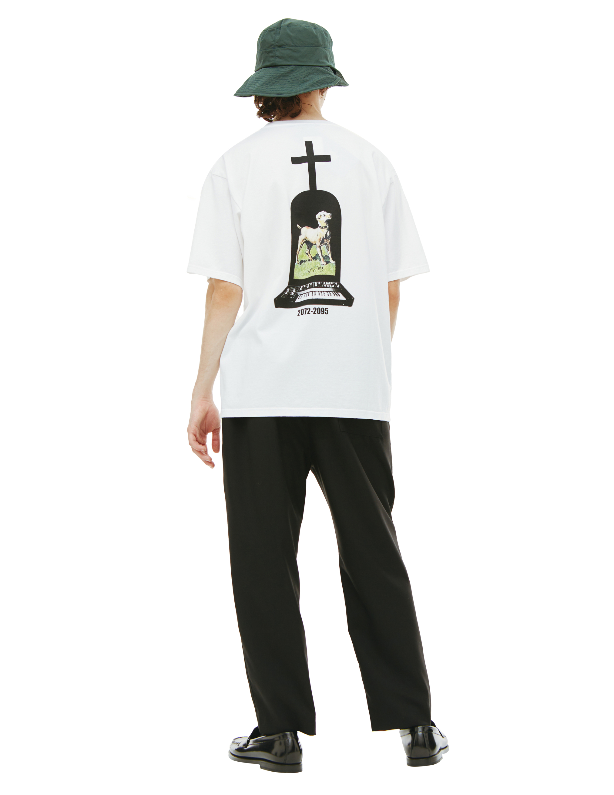 Хлопковая футболка с принтом Undercover UC1B3803, размер 5;4 - фото 3
