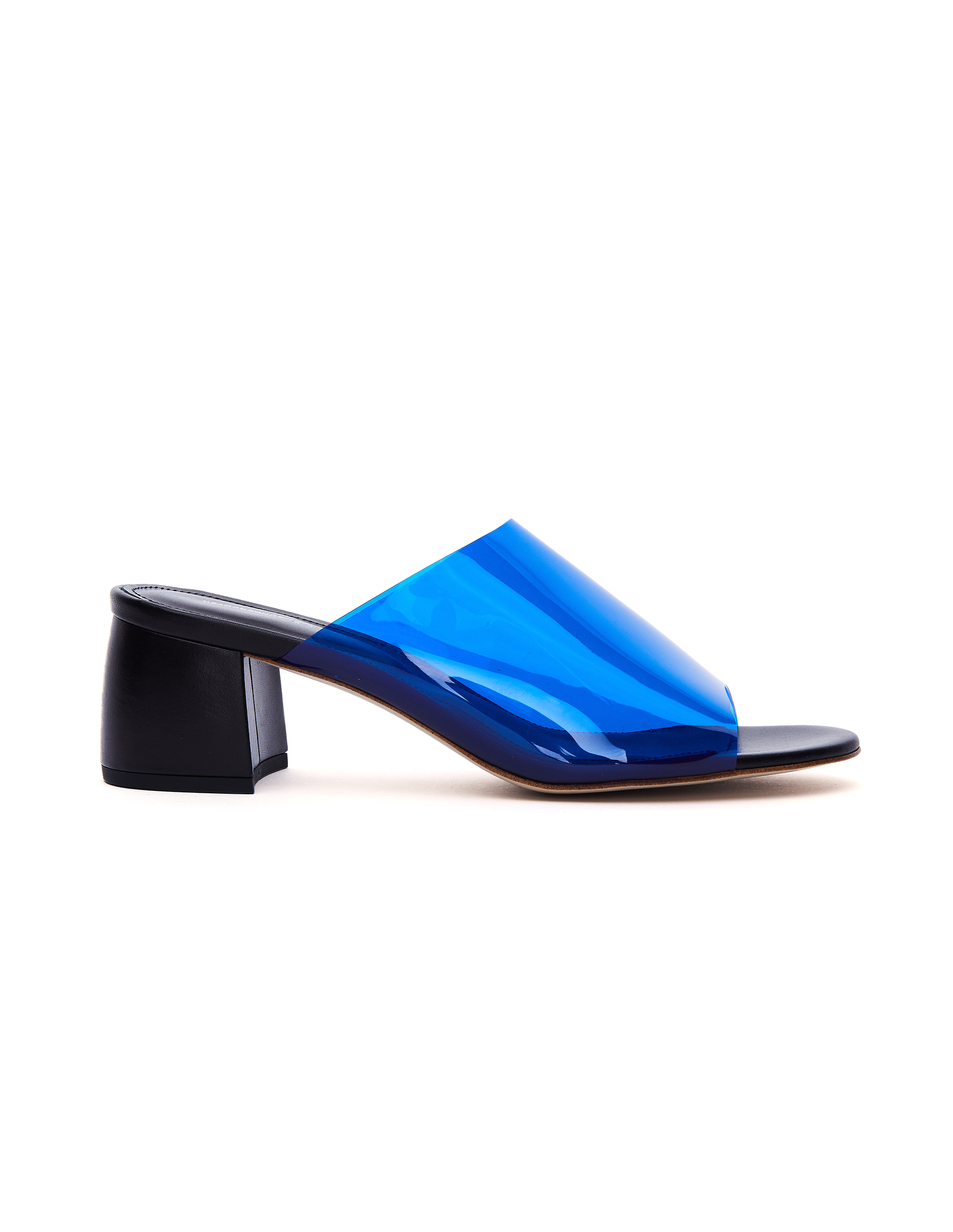 Синие мюли на каблуке - Sue Undercover SUW1F01/blue