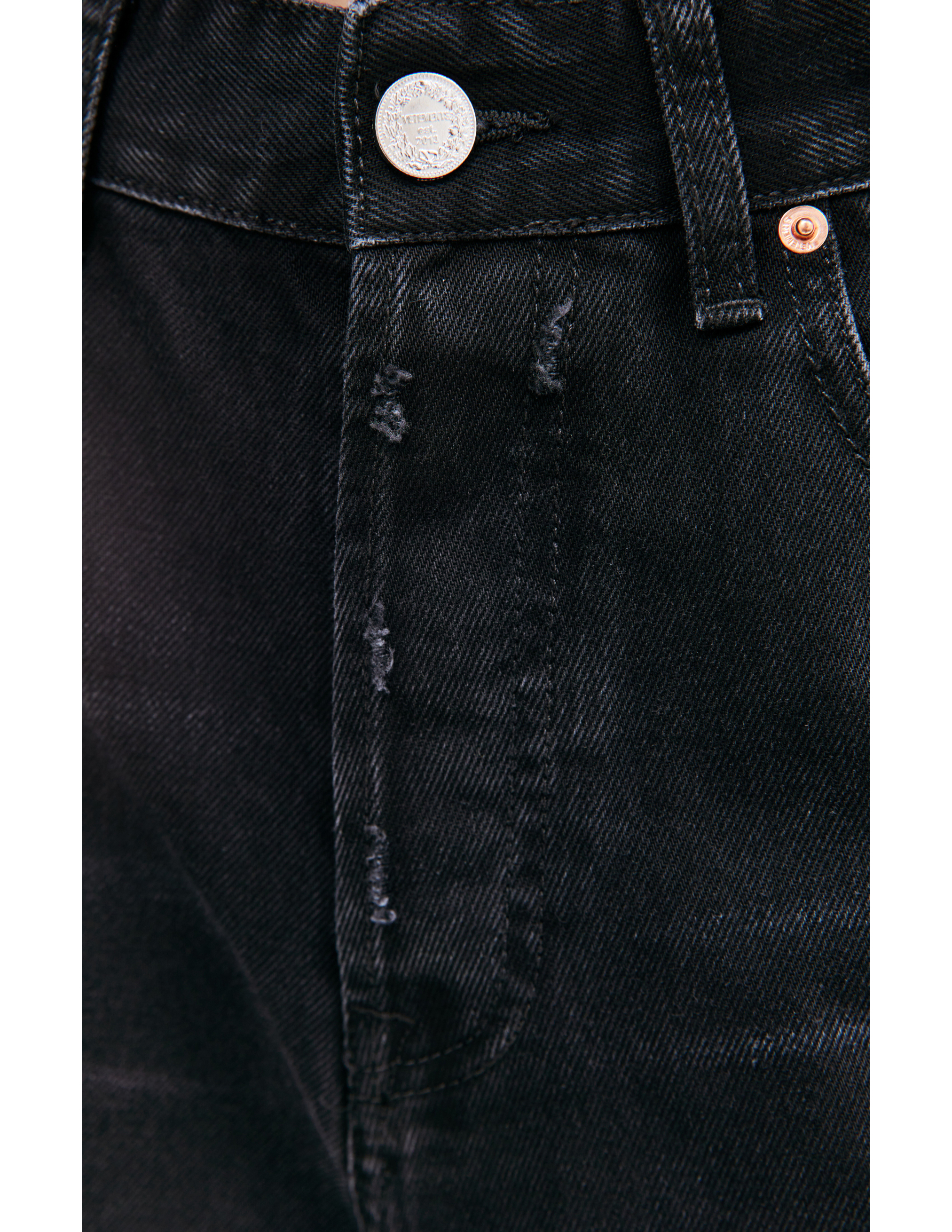 Черные широкие джинсы VETEMENTS UE64PA140B/2802, размер 26;27;28;32;34 UE64PA140B/2802 - фото 4