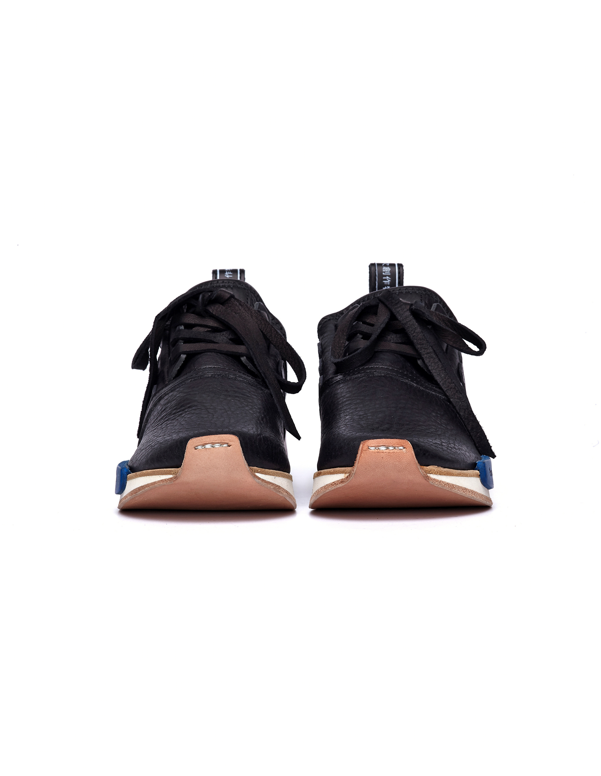 Черные кожаные кроссовки Adidas NMD_R1 Hender Scheme NMD_R1/multi, размер sm;sm;sm NMD_R1/multi - фото 3