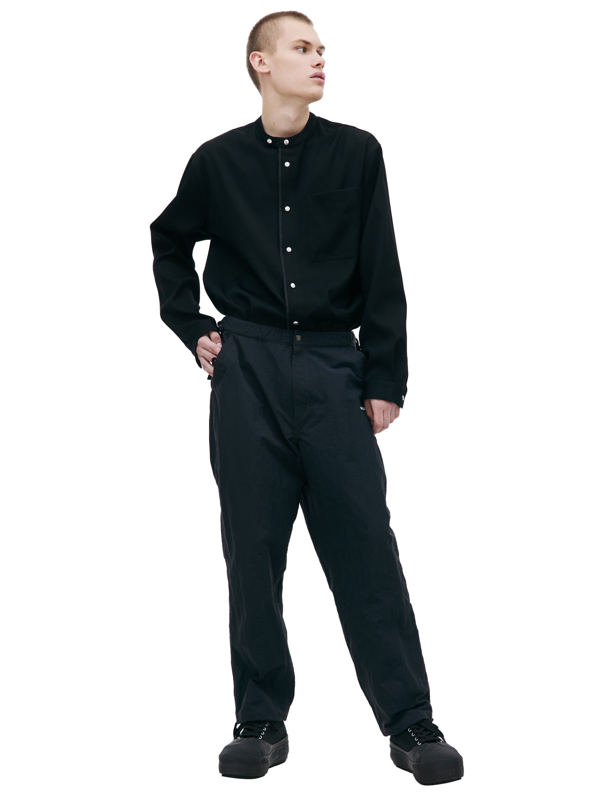 Нейлоновые брюки с вышивкой логотипа CAERUS PT-001/BLACK, размер 2