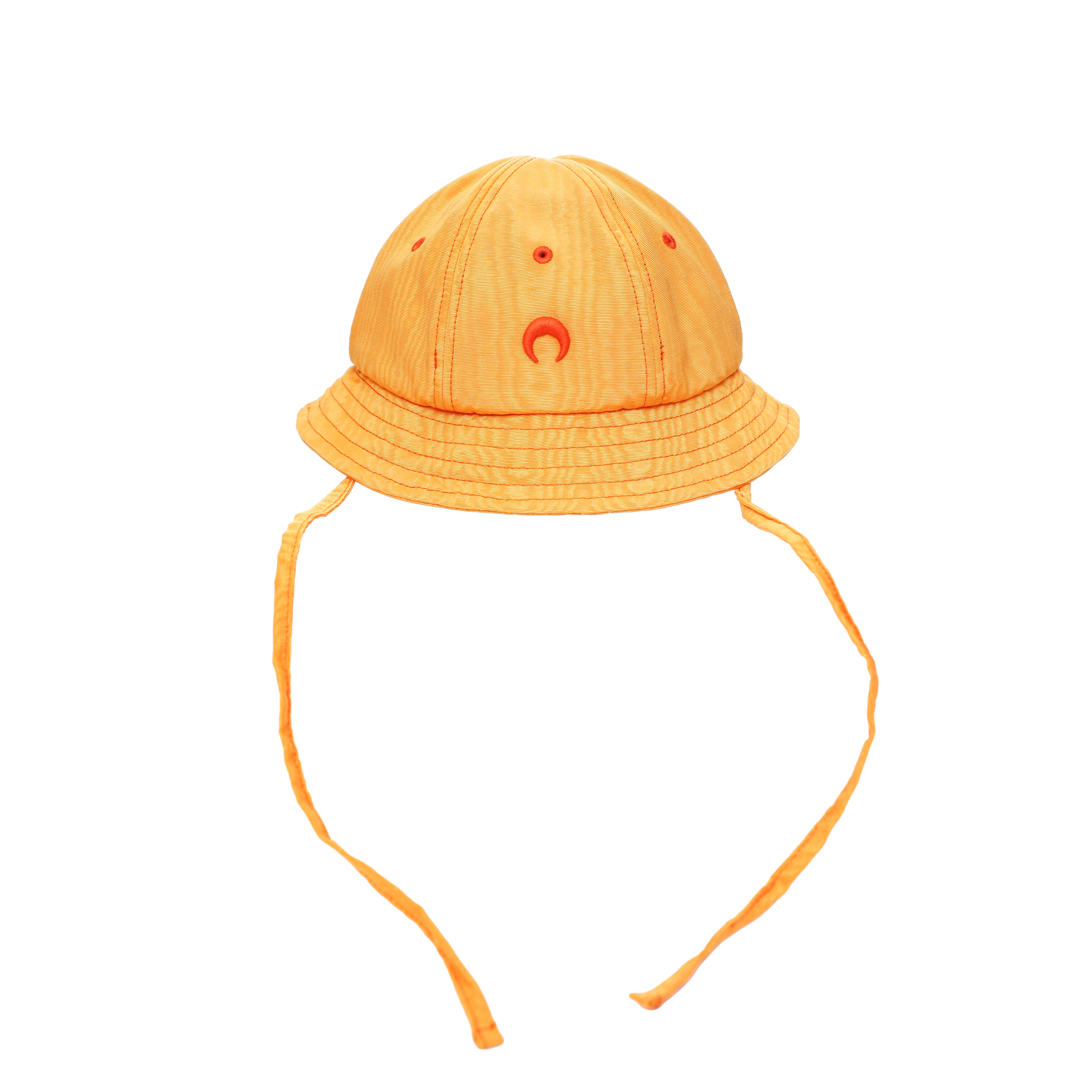 Оранжевая панама с вышивкой логотипа MARINE SERRE UHG027/CWOV0010/OR10, размер M;L UHG027/CWOV0010/OR10 - фото 3
