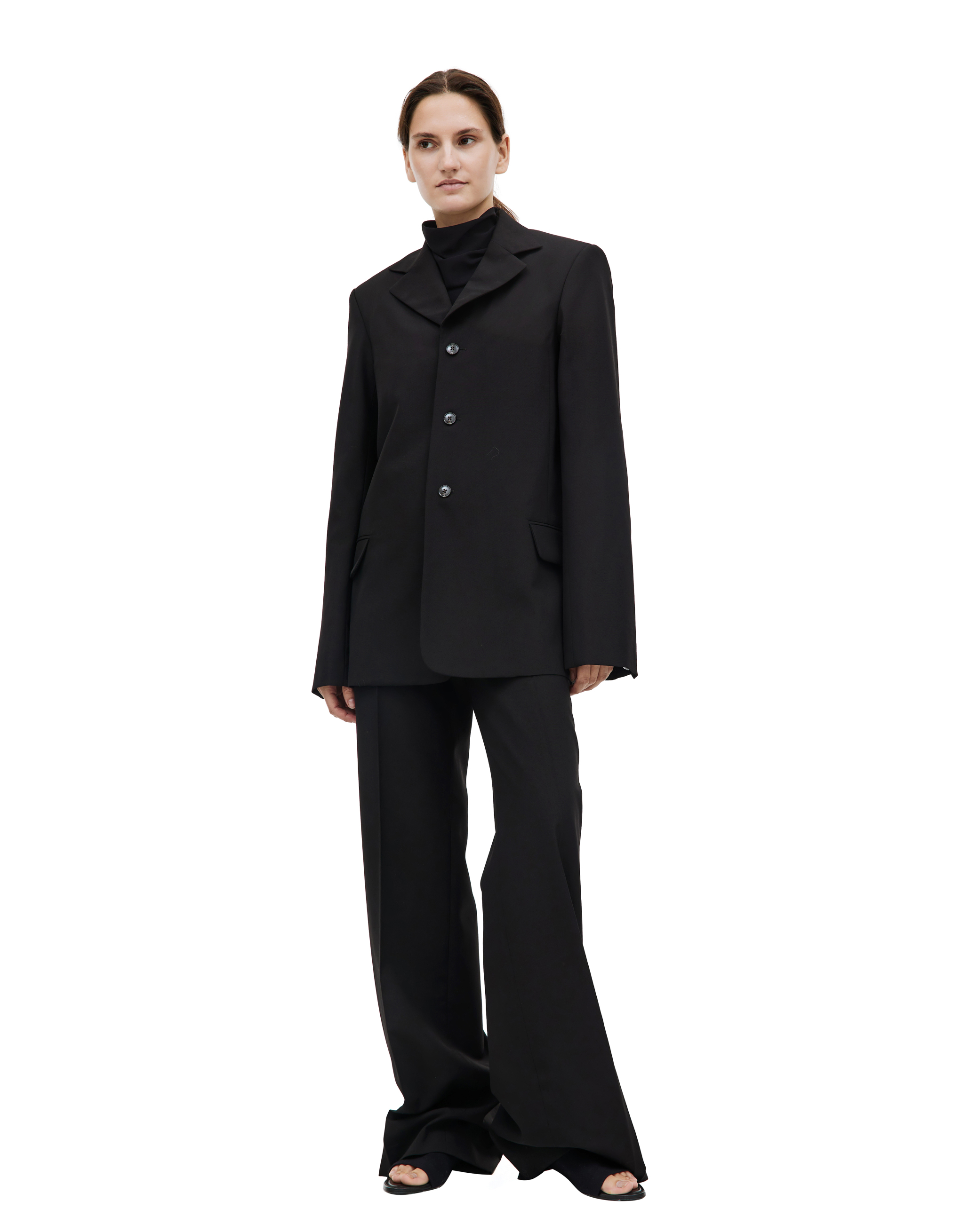 Черный пиджак из шерсти QUIRA W3Q/Q611WV/Q0009, размер 40;42 W3Q/Q611WV/Q0009 - фото 4