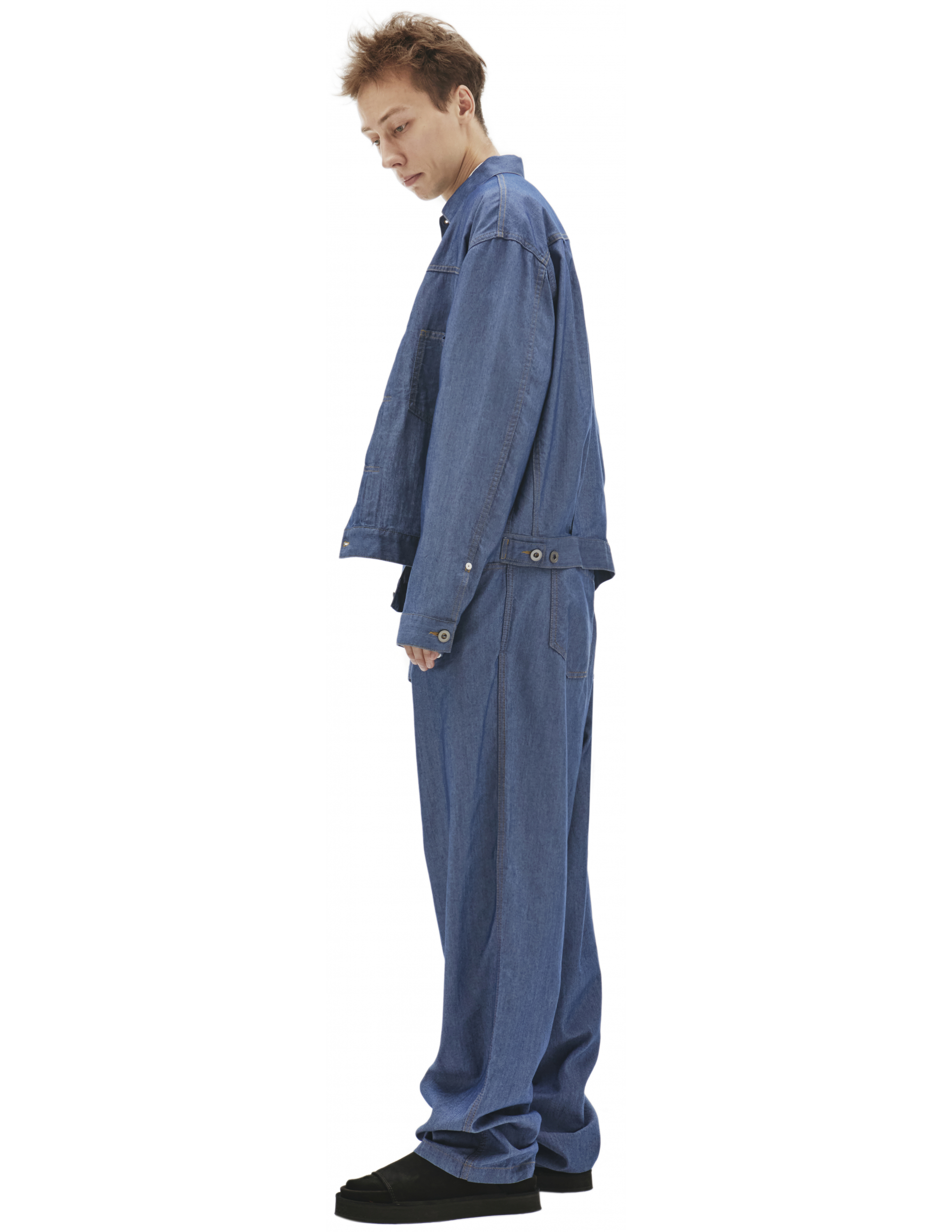 Синяя куртка на пуговицах Maison Margiela S50AM0538/S30773/961, размер 50;48 S50AM0538/S30773/961 - фото 2
