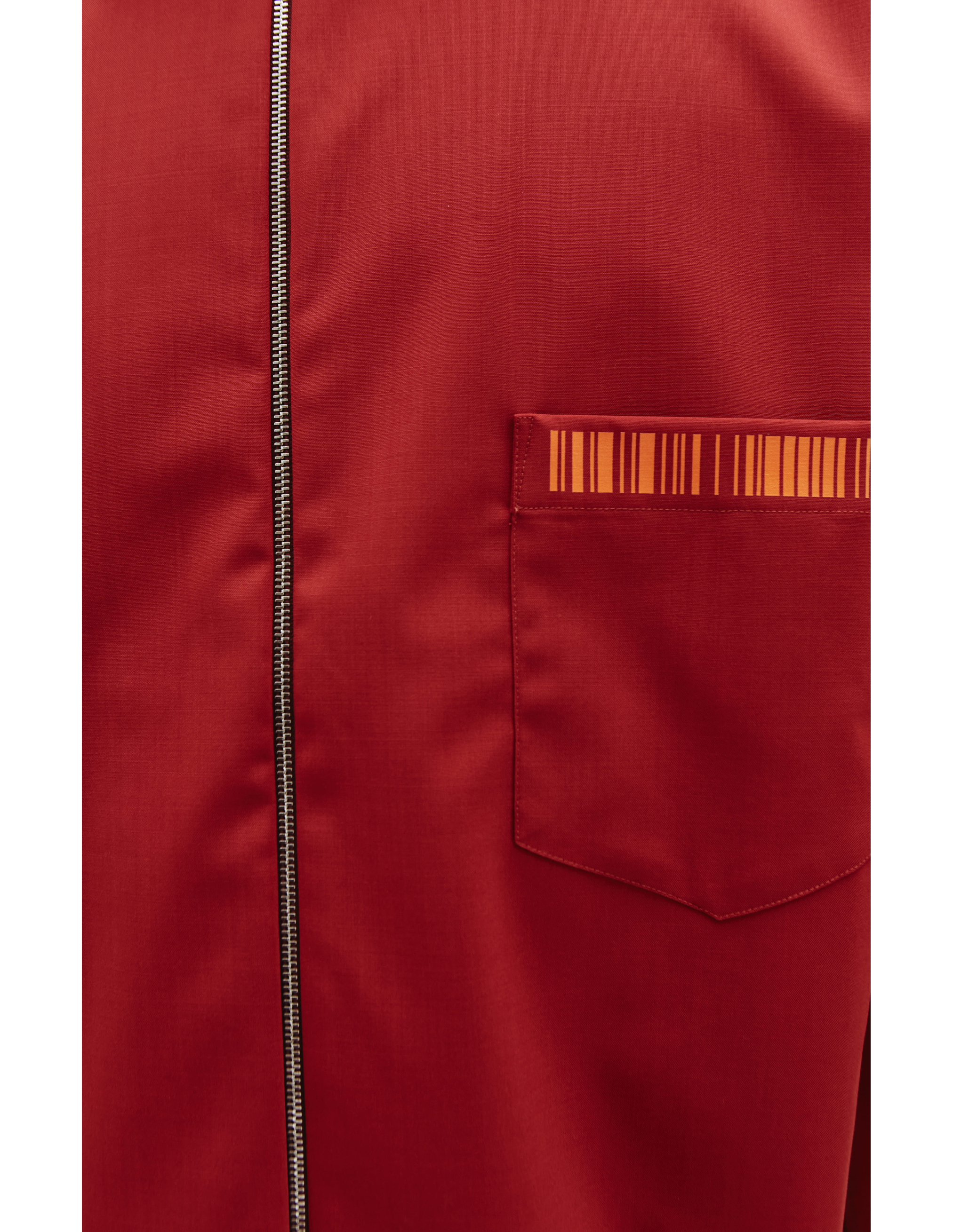 Красная рубашка на молнии VTMNTS VL12SH300R, размер XL;L;M - фото 6
