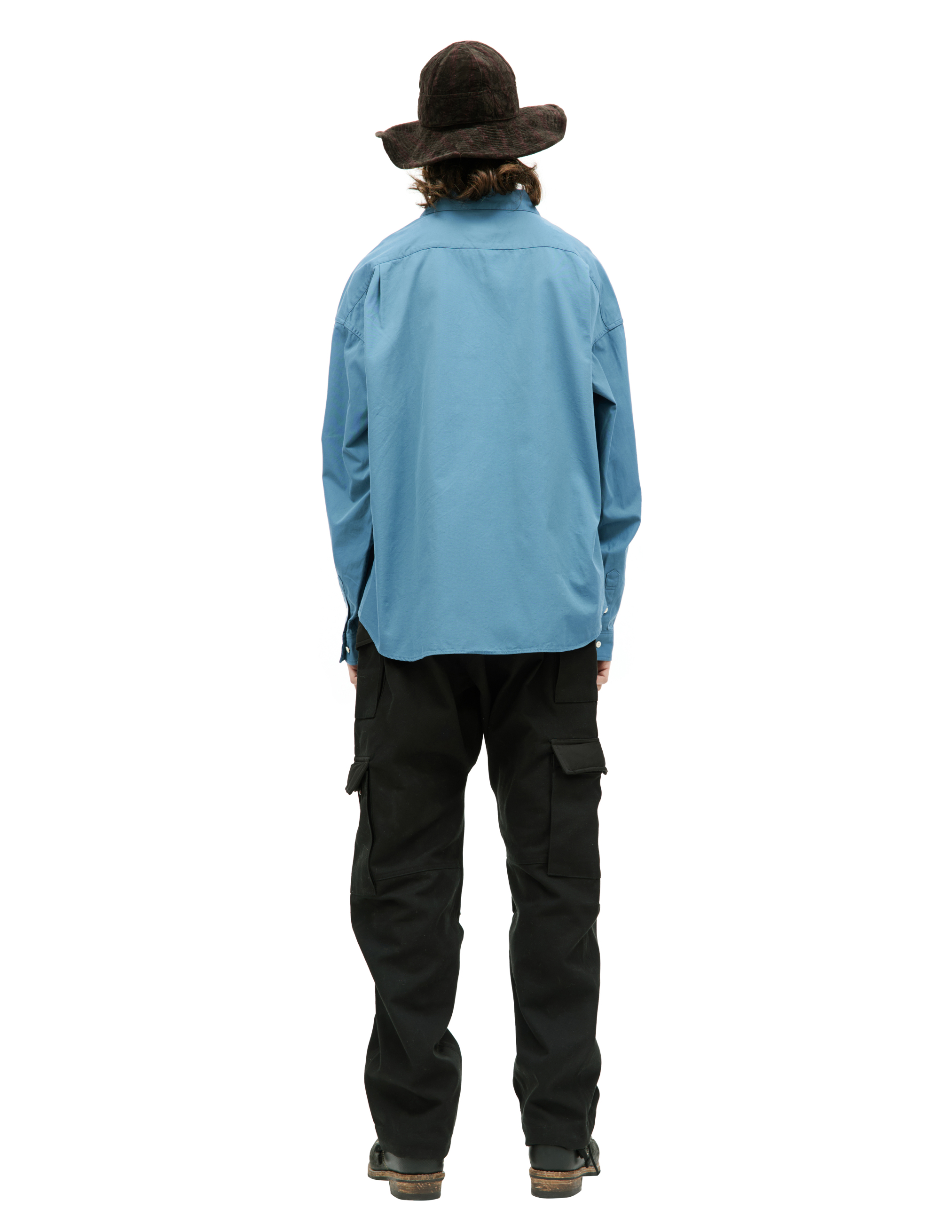 Хлопковая рубашка Palmer с вышивкой visvim 0123205011015, размер 4;5 - фото 3