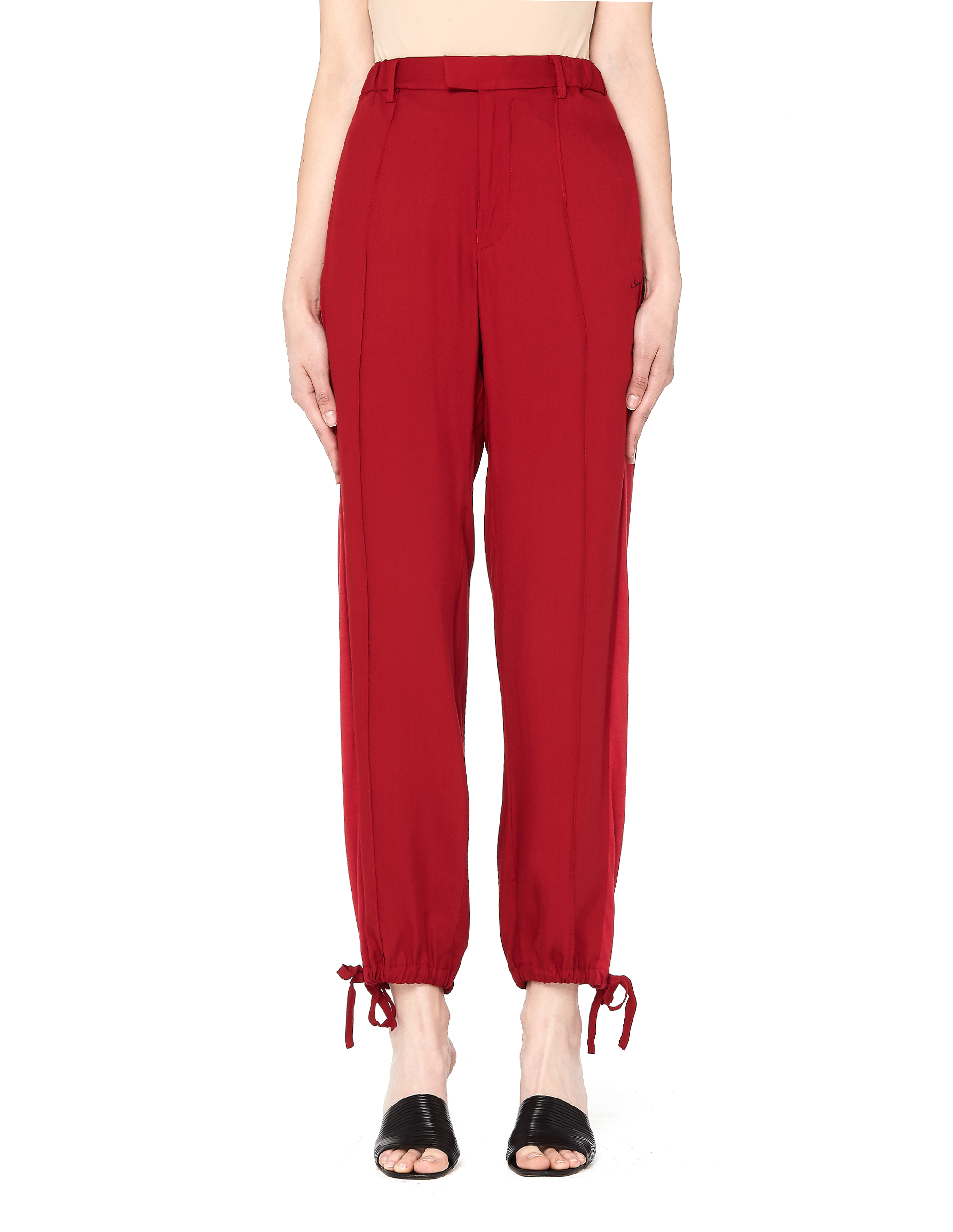 Красные брюки со стрелками - Sue Undercover SUU1502-2/red