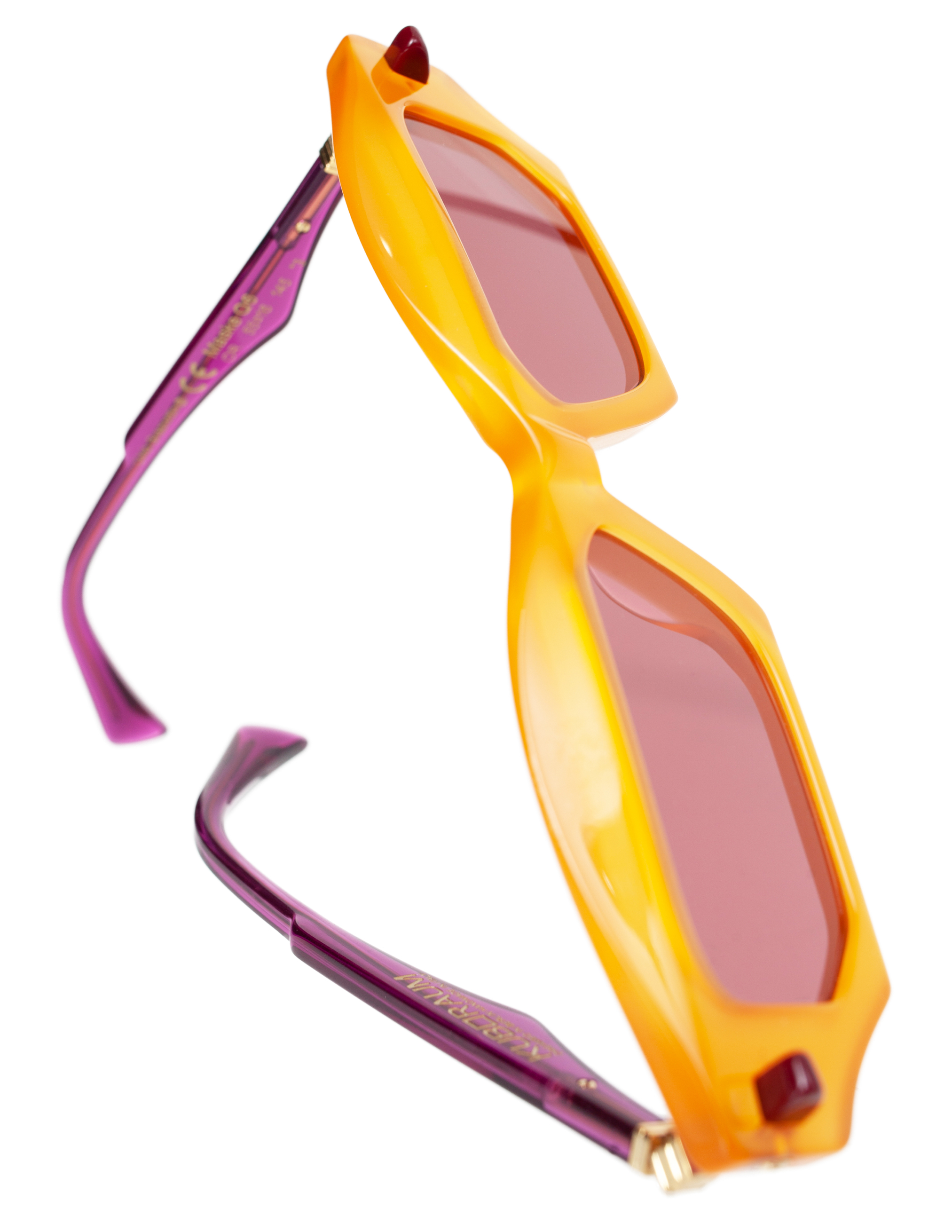 Солнцезащитные очки Q6 Kuboraum KRS0Q6OR000000RP, размер One Size