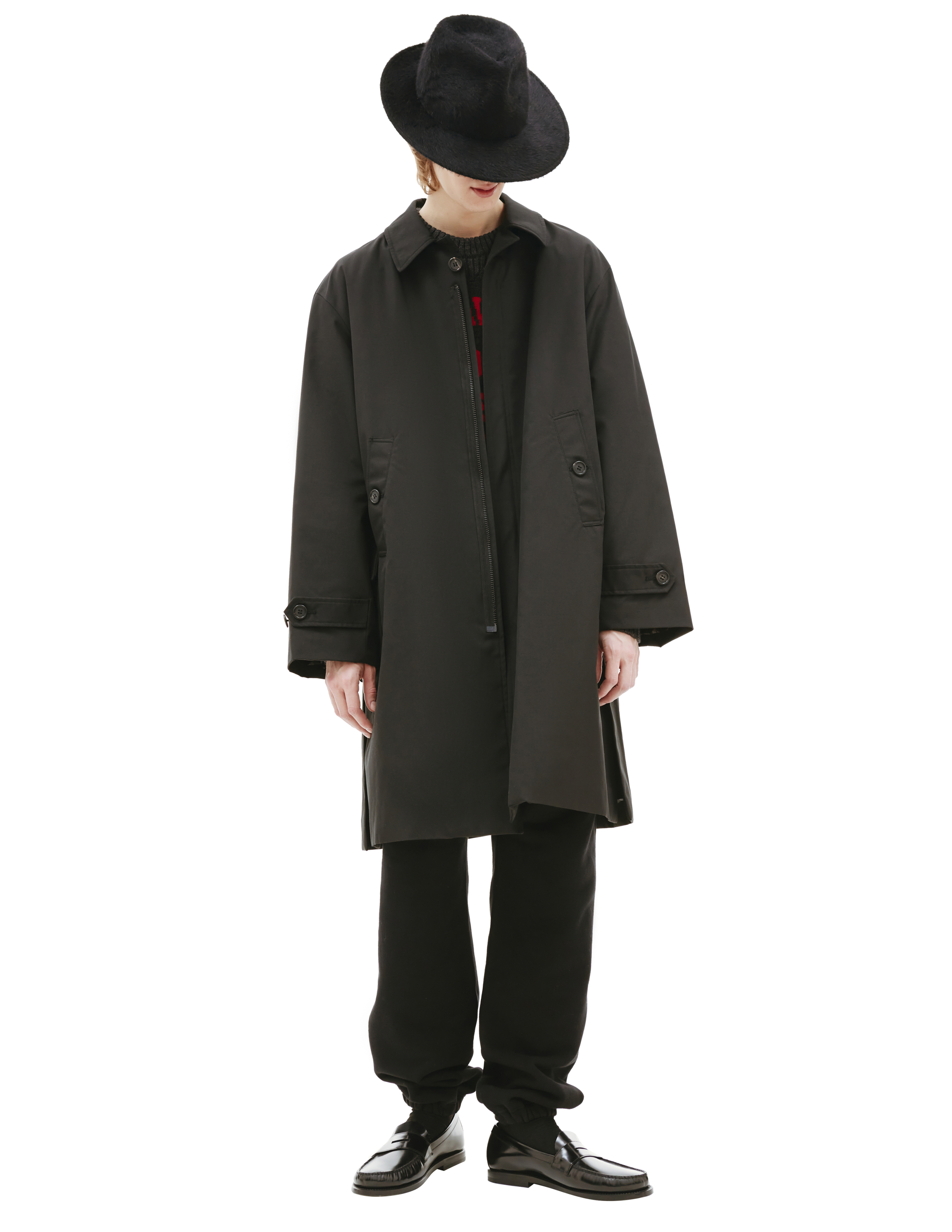 Пальто с накладными карманами - Undercover UI2B4302 Фото 4