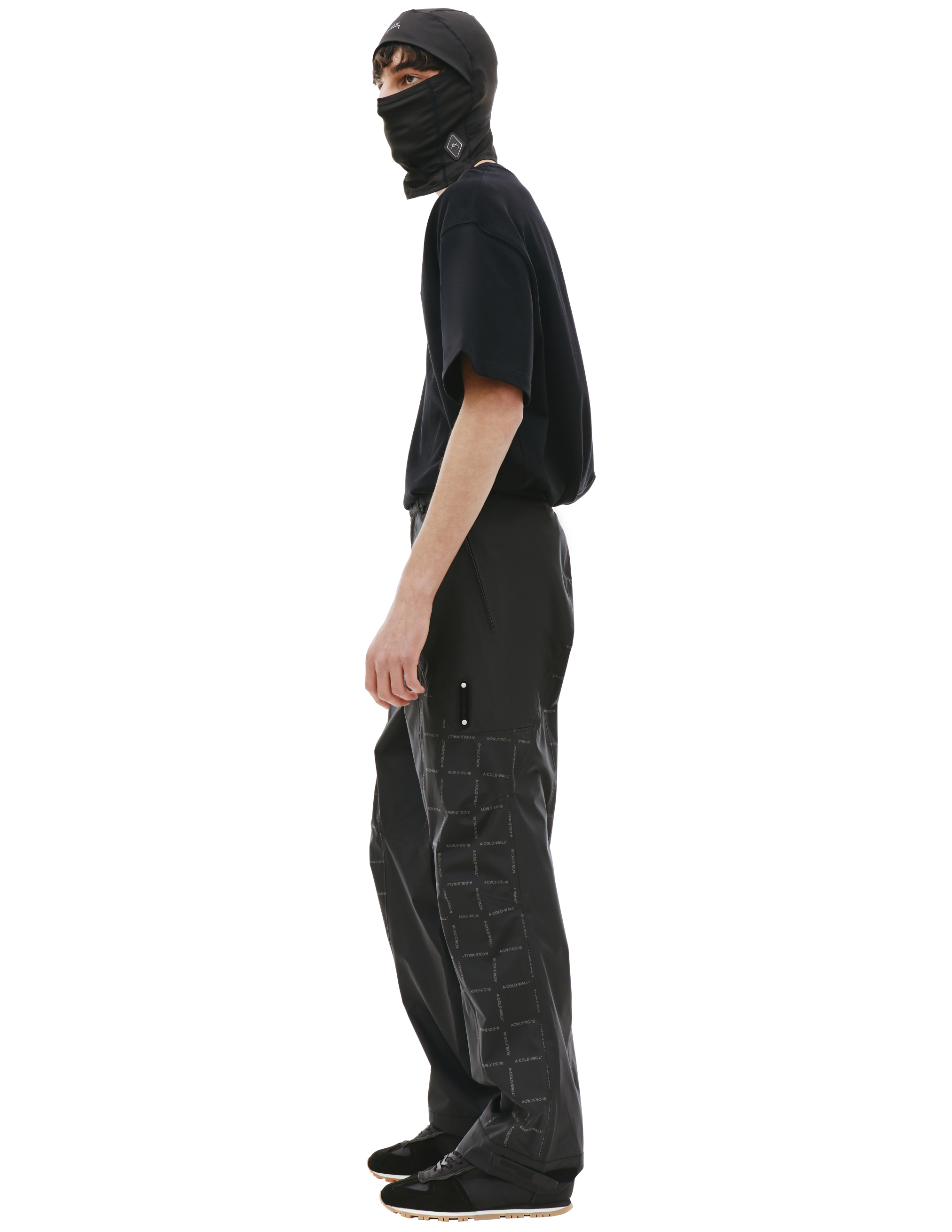 Черные брюки с монопринтом A-COLD-WALL* ACWMB176, размер 52;50;48 - фото 2