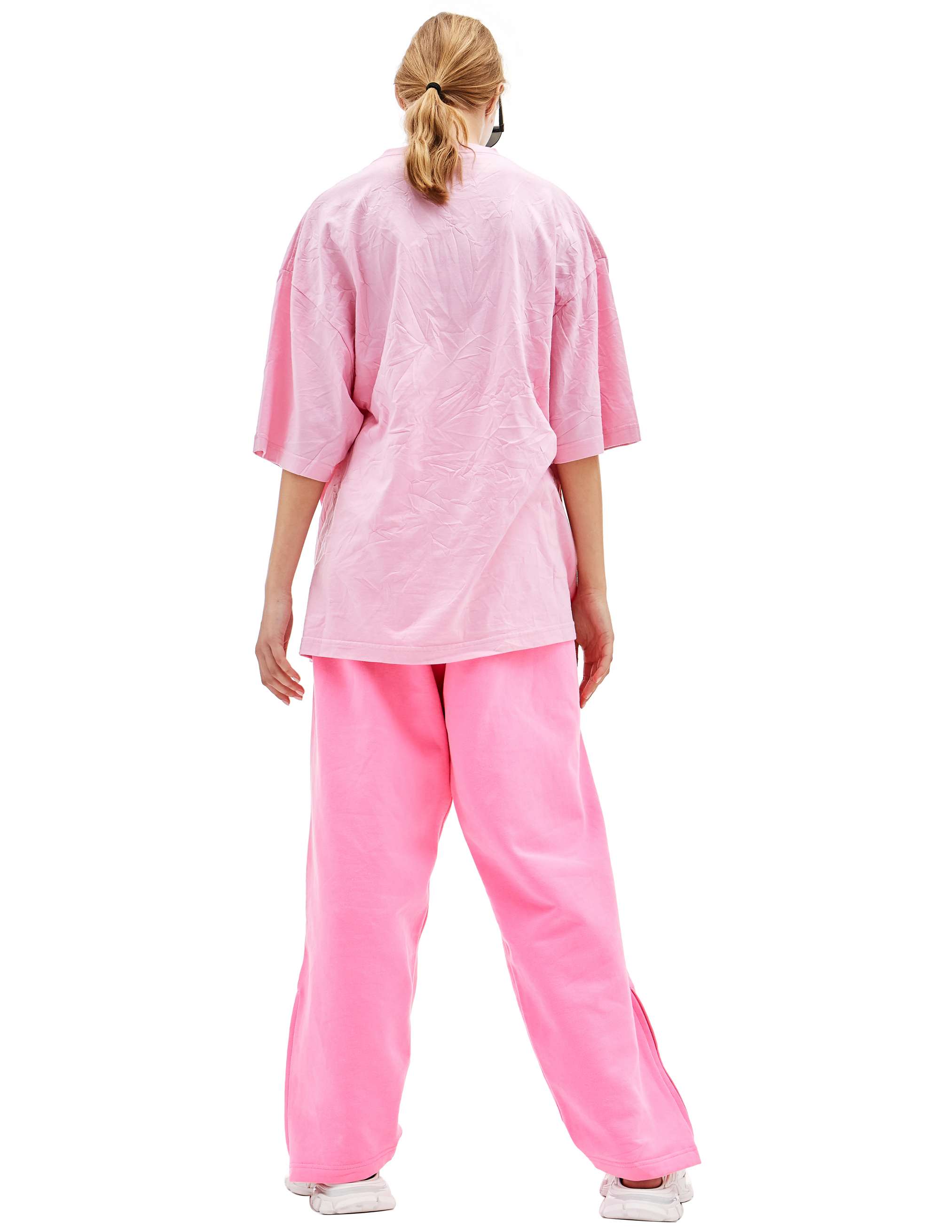 Розовая футболка Languages - Balenciaga 641532/TJVI3/1401 Фото 2