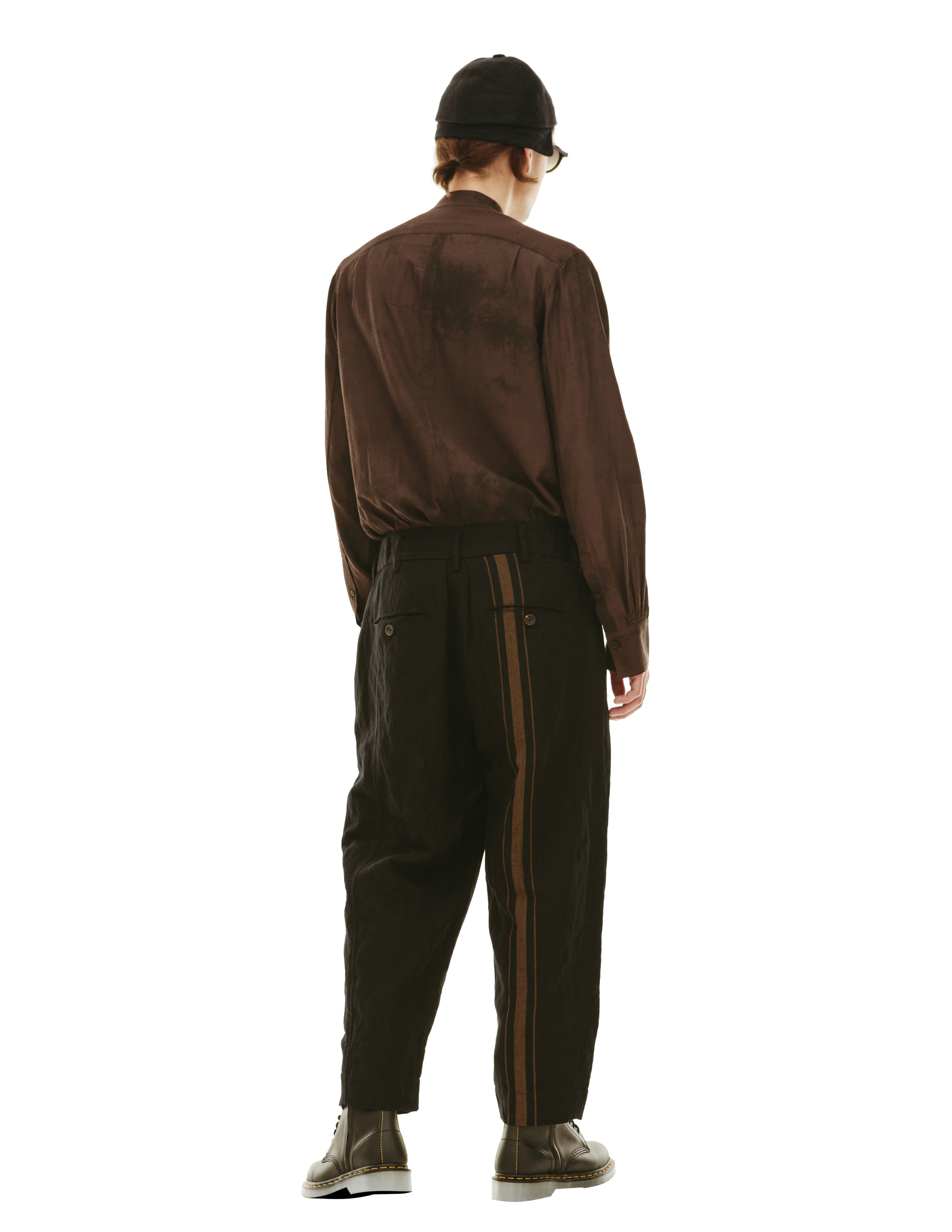 Свободные брюки с контрастной полоской Ziggy Chen 0M2230535, размер 52;50;48 - фото 5