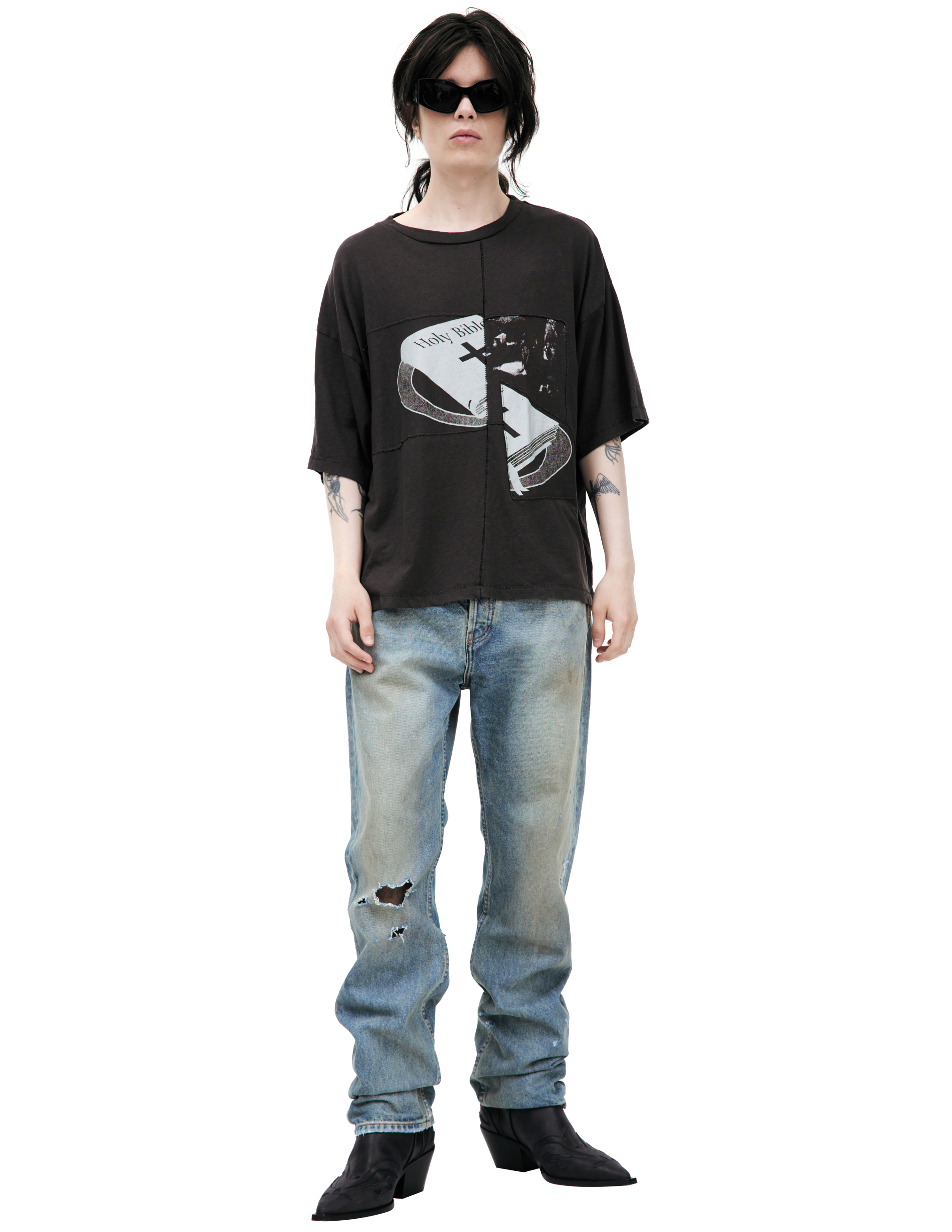 Футболка с принтом 039Holy Bible 039 176600₽