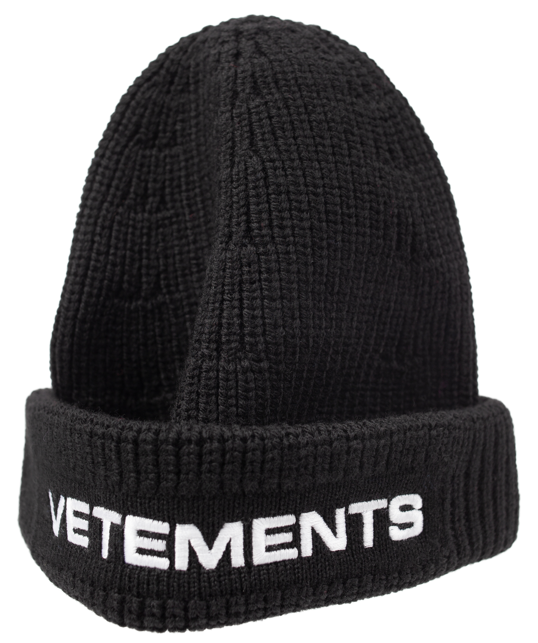 Шерстяная шапка с логотипом VETEMENTS UA53CA500B