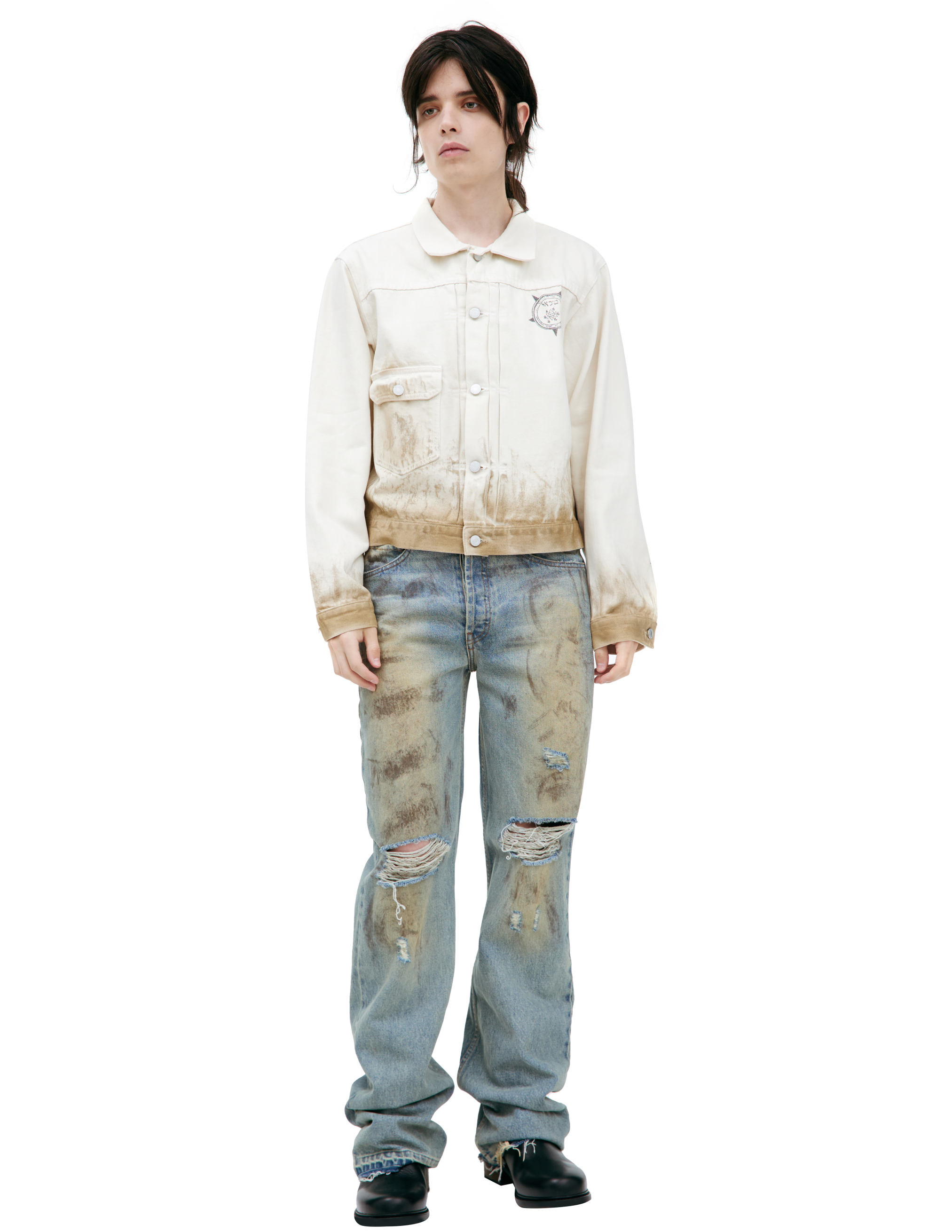 Джинсовая куртка с принтом 276700₽