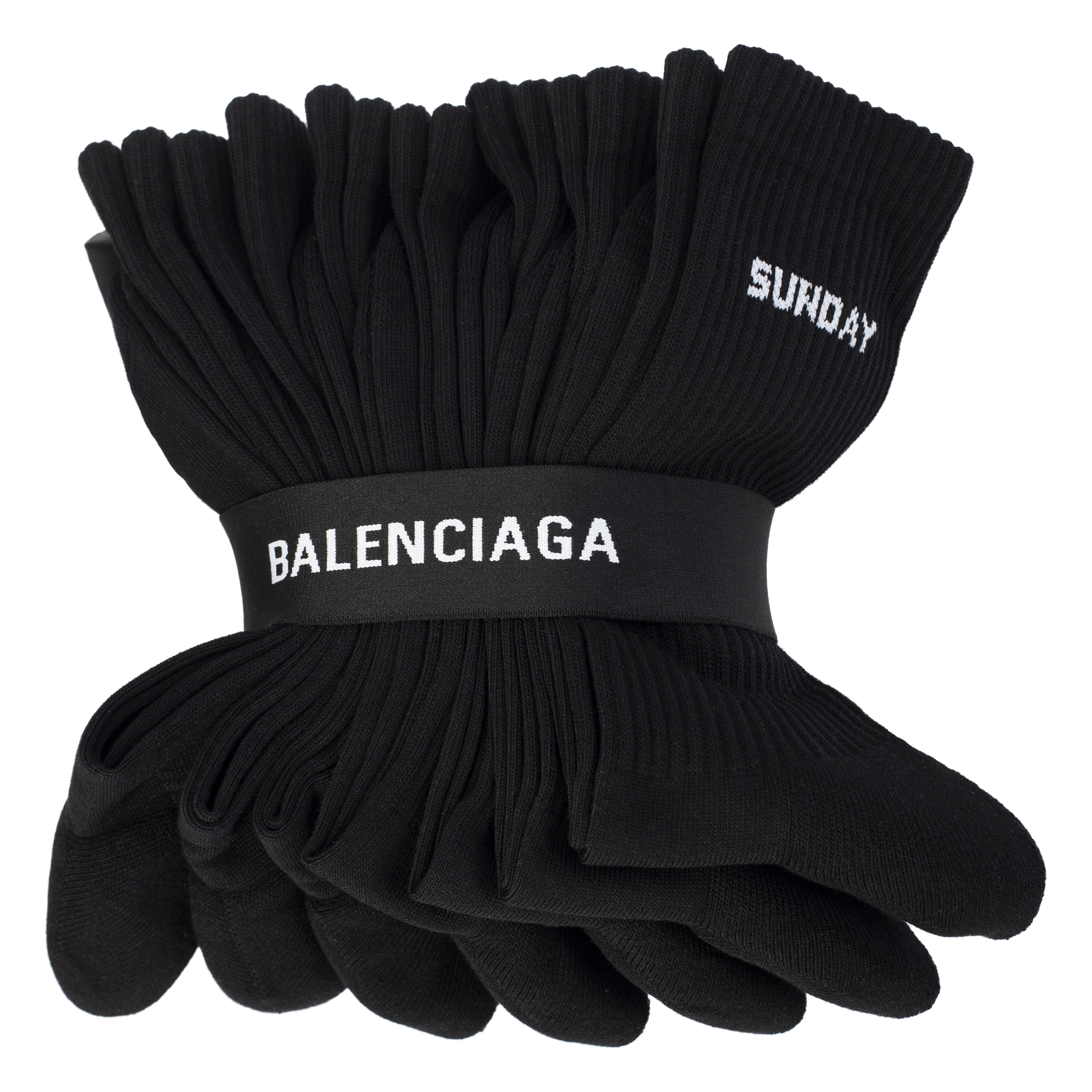 Комплект из семи пар носков Balenciaga 681555/472B4/1077, размер XL;L 681555/472B4/1077 - фото 1