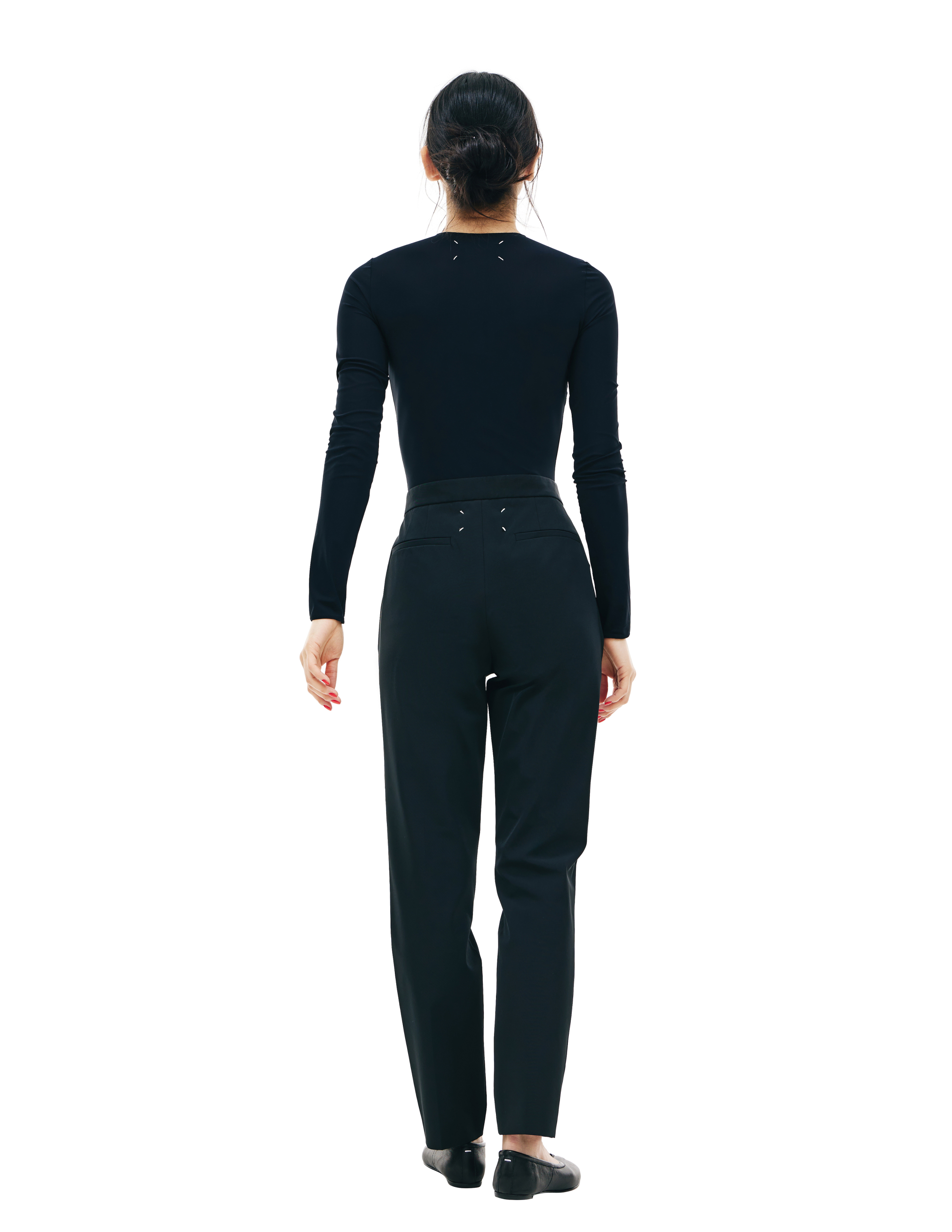 Черные классические брюки Maison Margiela S51KA0506/S49645/900, размер 40;42 S51KA0506/S49645/900 - фото 3