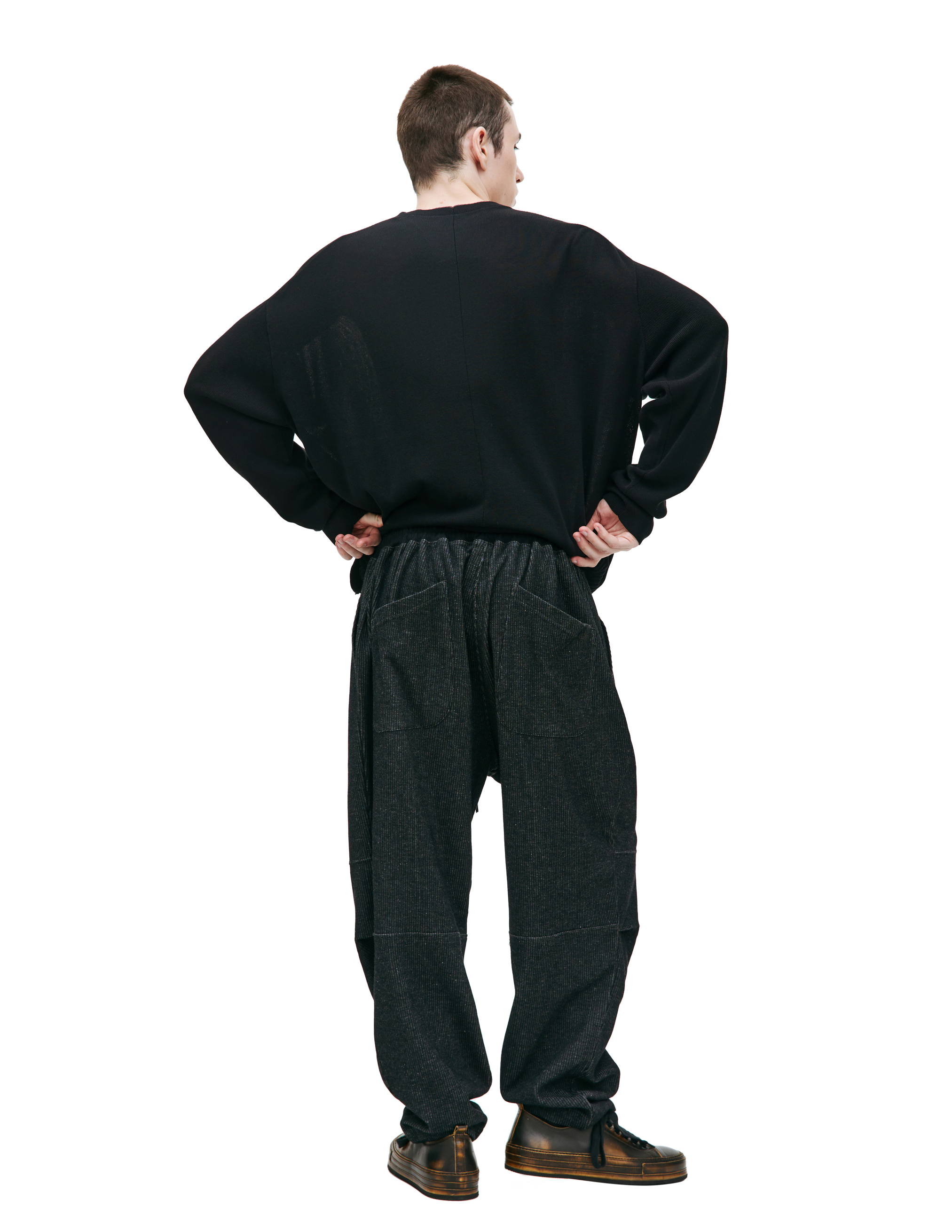 Широкие брюки в полоску The Viridi-Anne VI-3596-04, размер 4 - фото 3