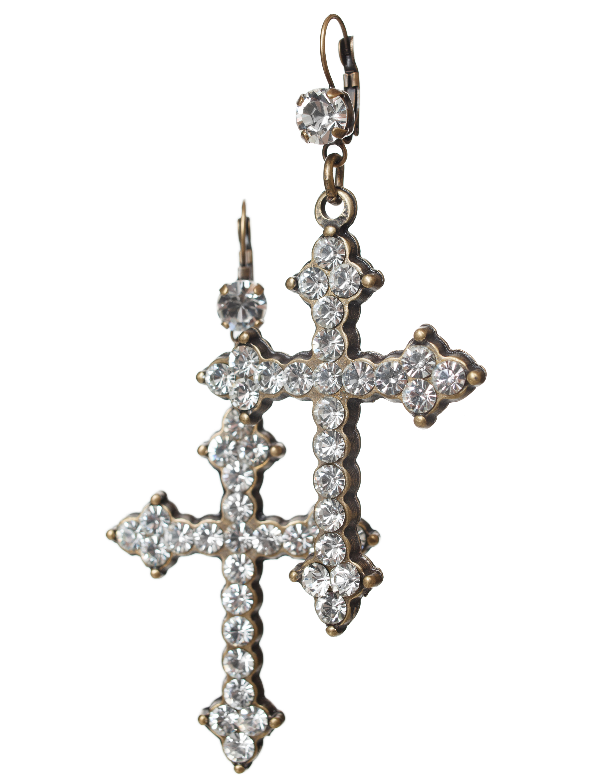 Серьги в форме креста Blumarine P34/4W019A/C8389, размер One Size