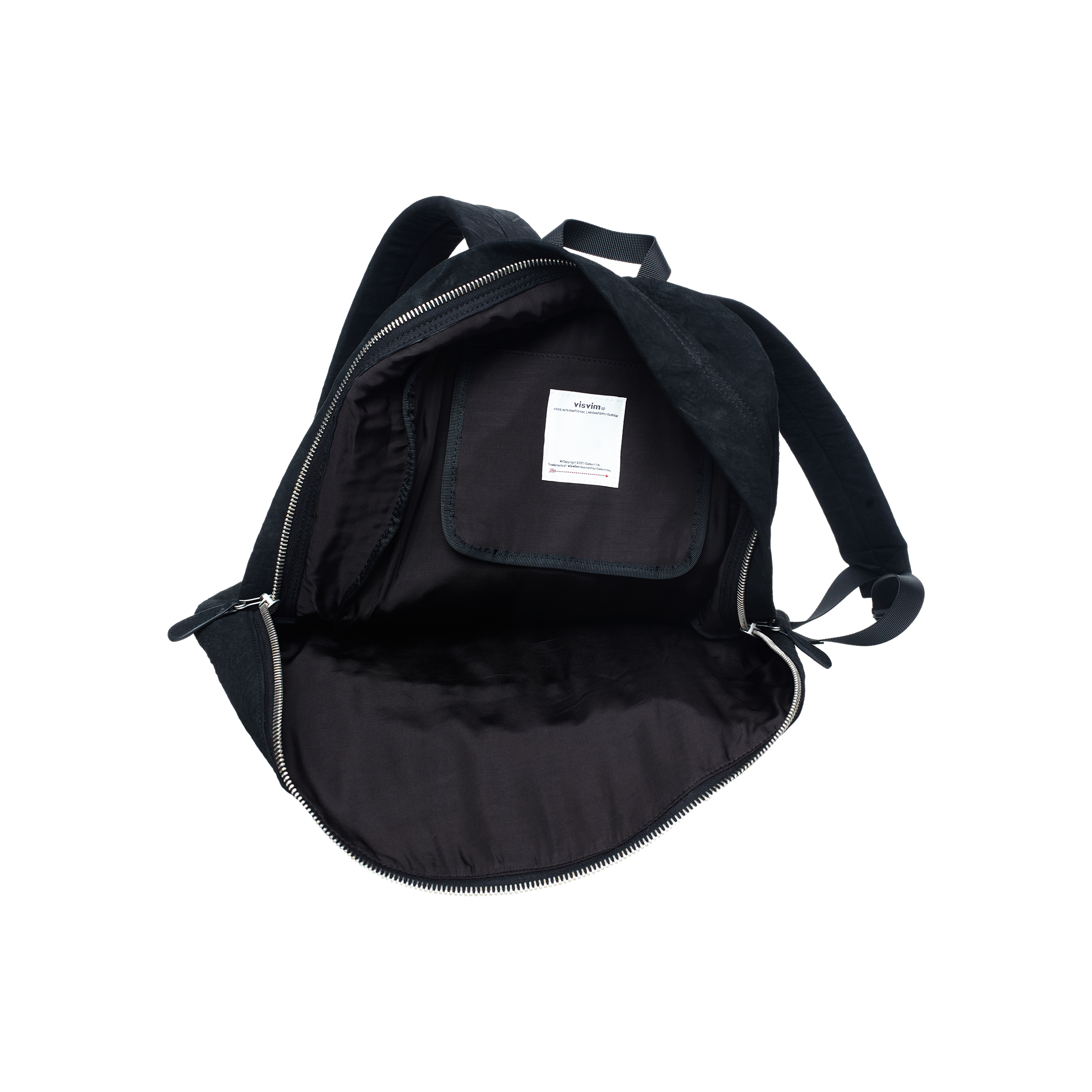 Черный рюкзак Shaman-Folk из кожи visvim 0123203003039, размер One Size - фото 4