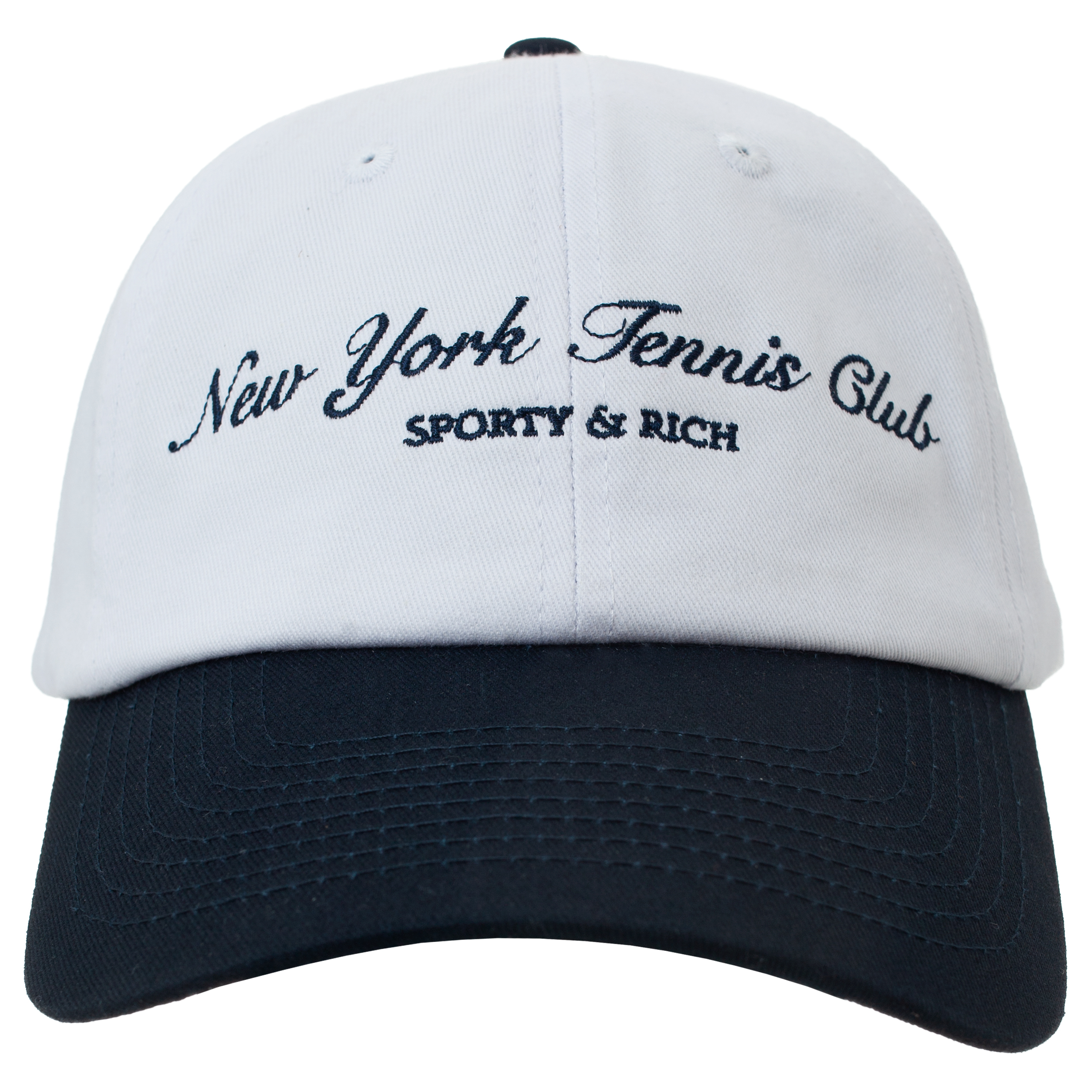 Кепка с вышивкой NY Tennis Club SPORTY & RICH AC921WH, размер One Size