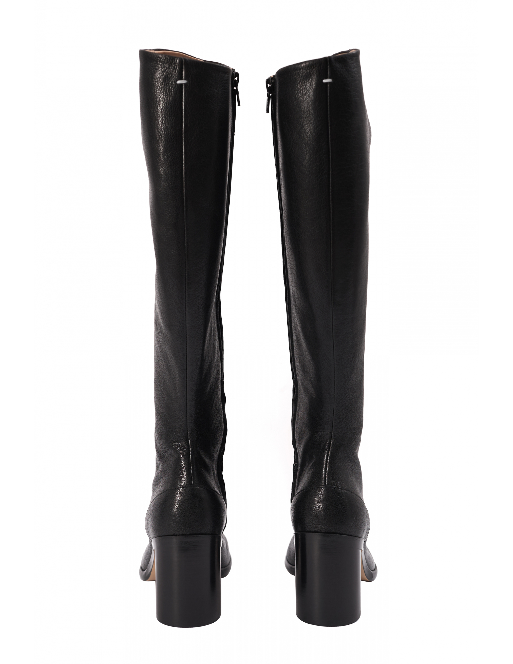 Черные кожаные сапоги Tabi Maison Margiela S34WW0057/P3753/T8013, размер 41;40;39;38;36 S34WW0057/P3753/T8013 - фото 4