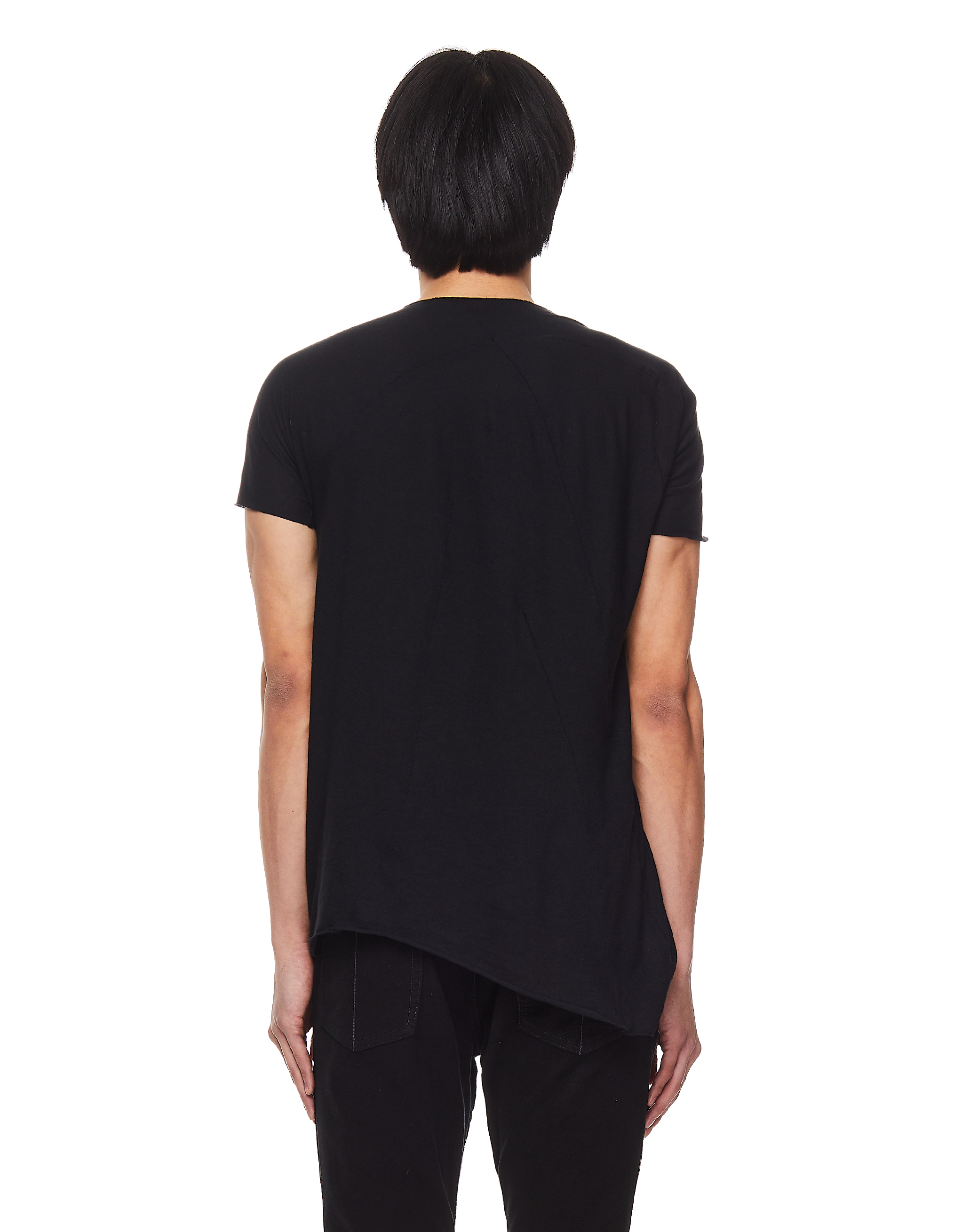 Черная футболка из хлопка и шерсти Leon Emanuel Blanck DIS-M-CT-01/blk, размер 52 DIS-M-CT-01/blk - фото 4