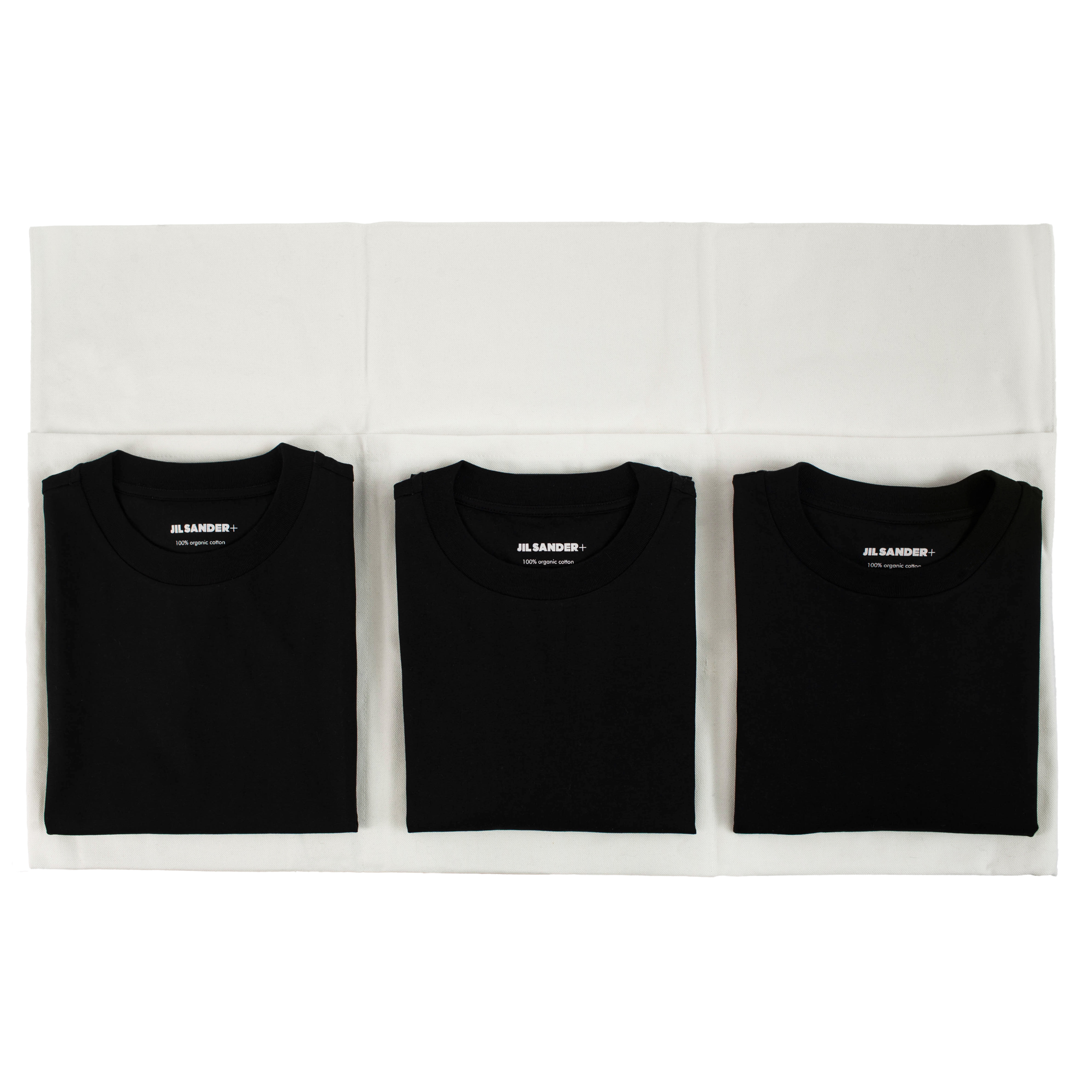 Комплект из 3-х базовых футболок Jil Sander J47GC0001/J45048/001, размер XXL;L J47GC0001/J45048/001 - фото 5