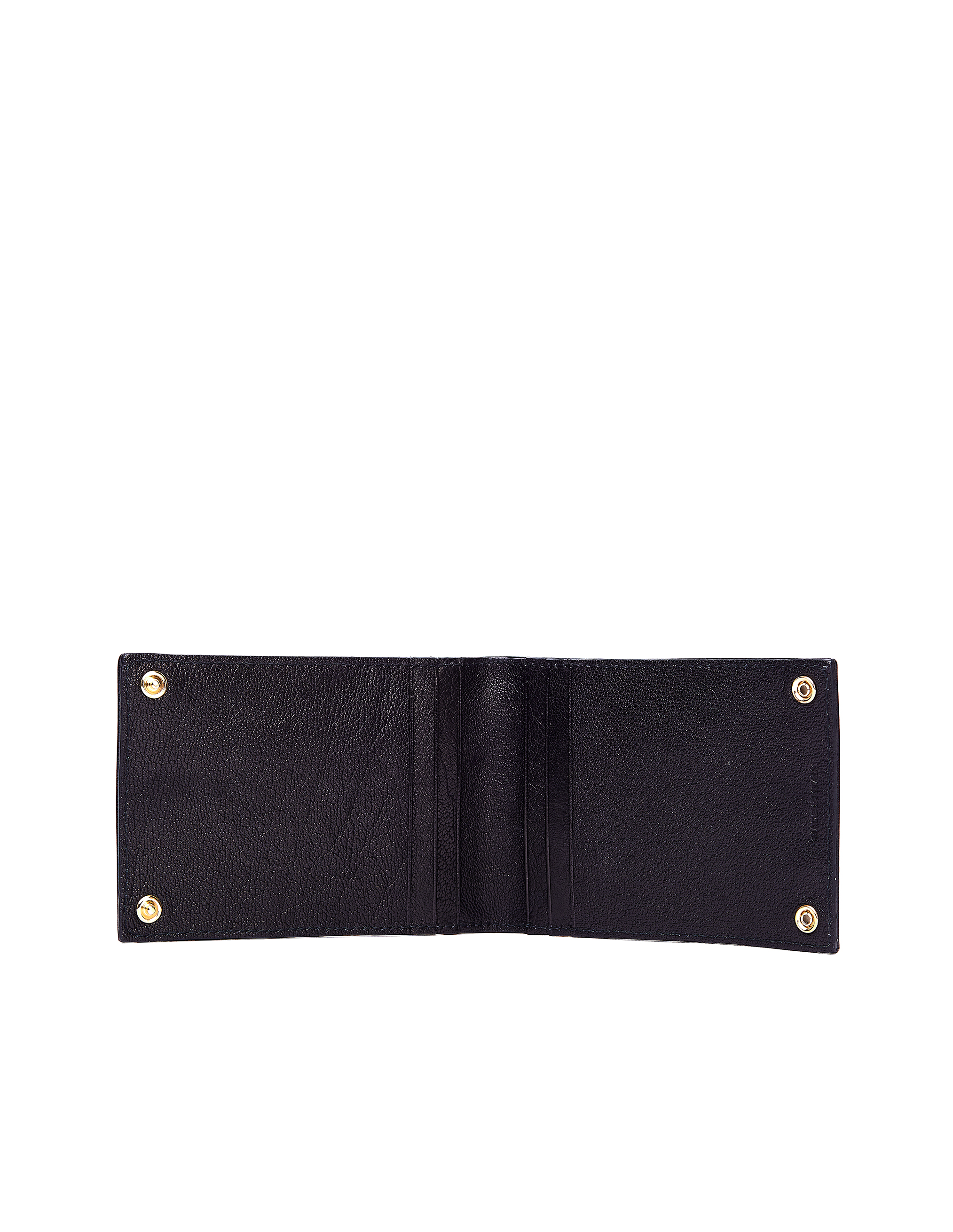 Черный кожаный кардхолдер на кнопках Ugo Cacciatori WL119/VGN, размер One Size WL119/VGN - фото 2