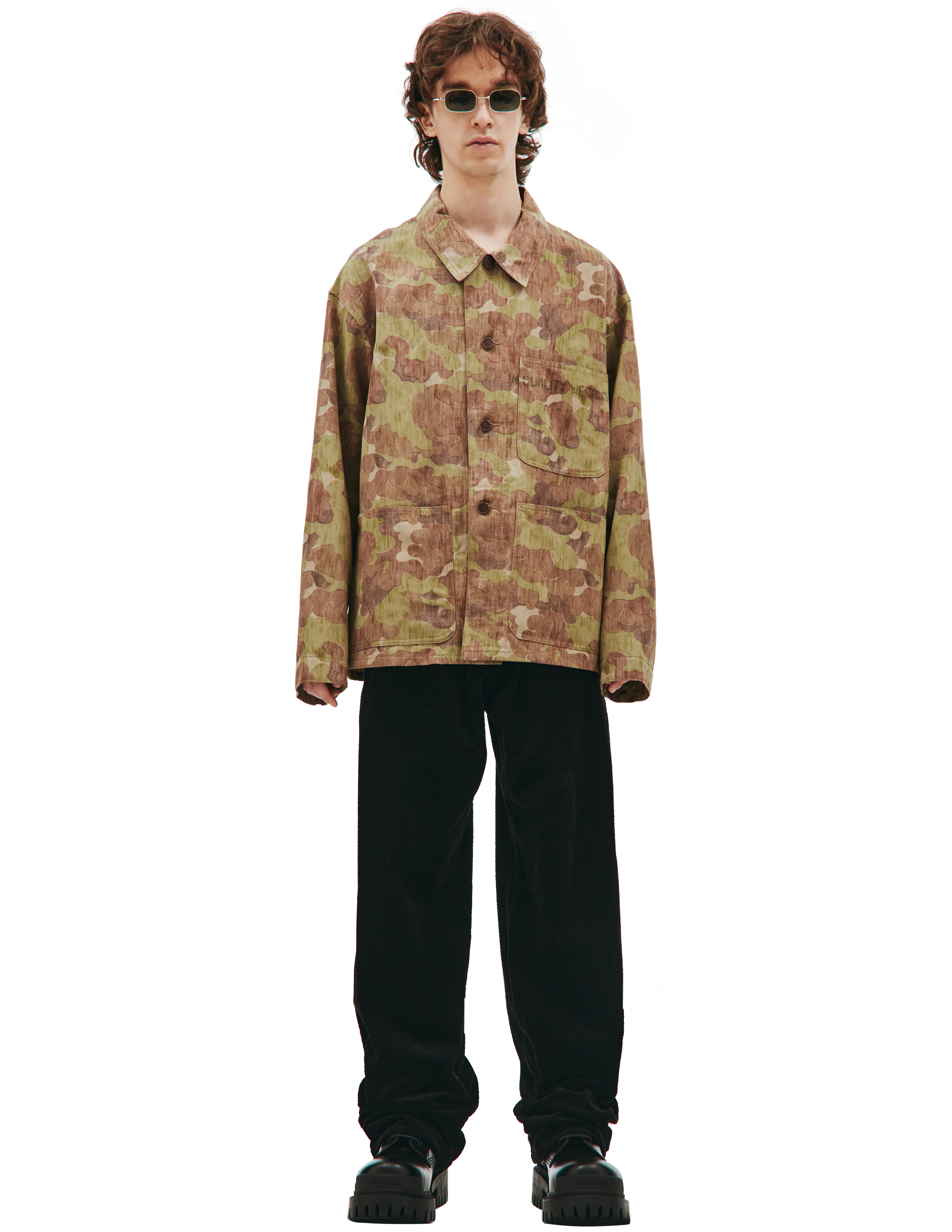 Куртка с камуфляжным принтом Visvim 0121205013018/camo, размер 5;4