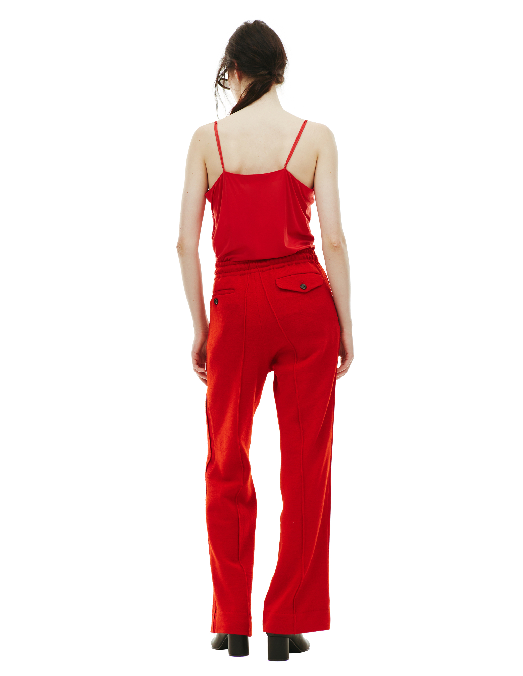 Красные шерстяные брюки Undercover UCX1503/red, размер 3;2 UCX1503/red - фото 3