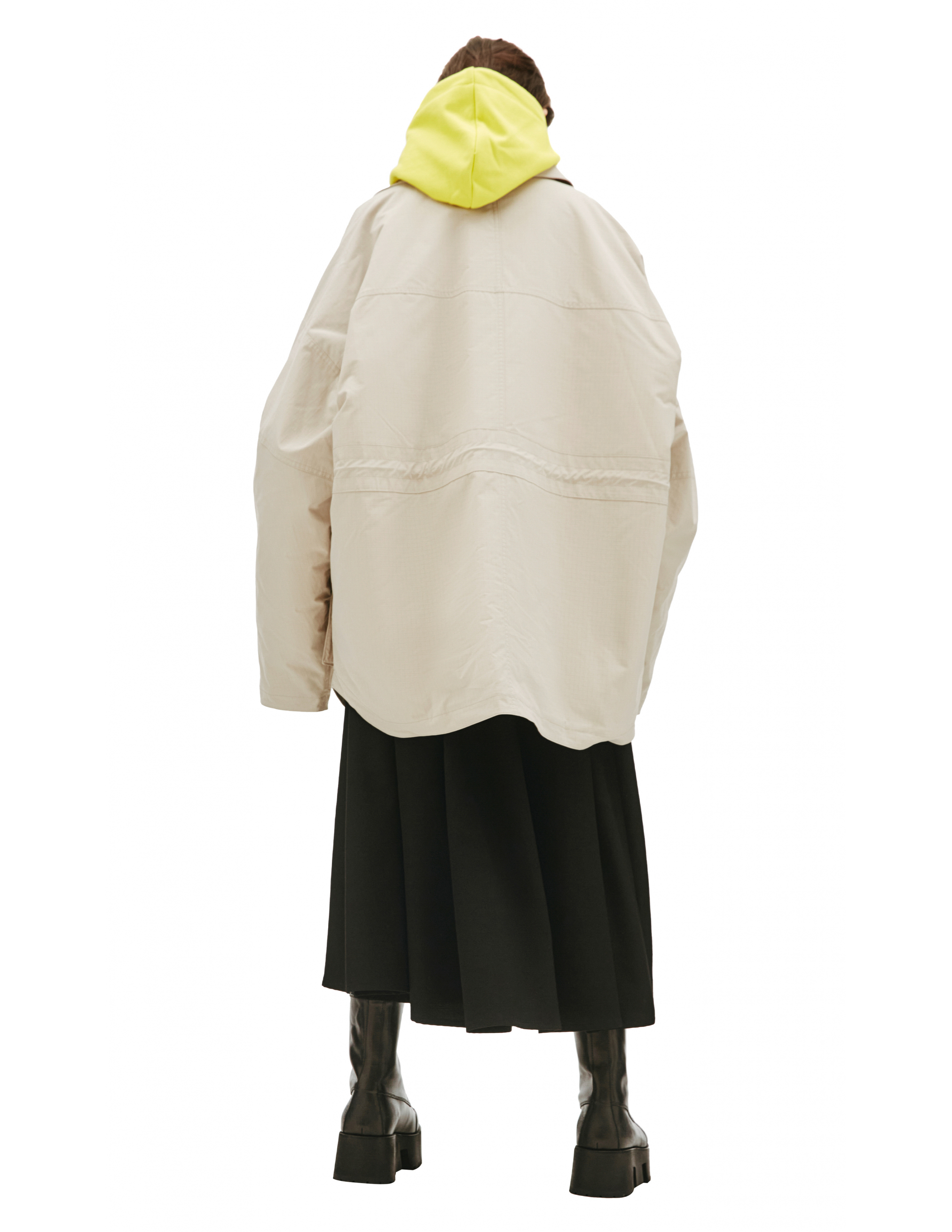 Куртка Оверсайз с карманами - Balenciaga 663016/TKO31/9710 Фото 4