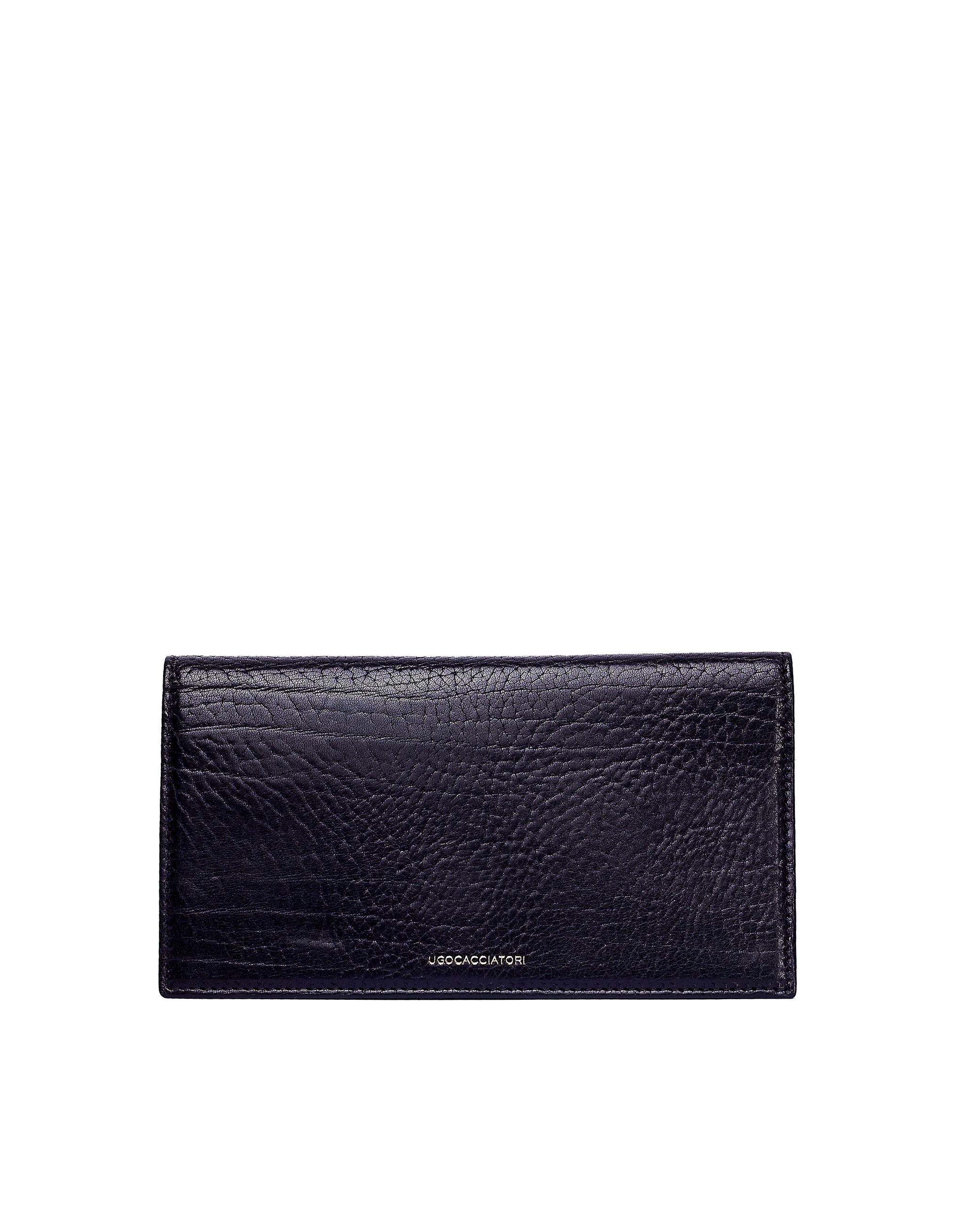 Черный кожаный кошелек Pocket Ugo Cacciatori WL111/VRN, размер One Size WL111/VRN - фото 1